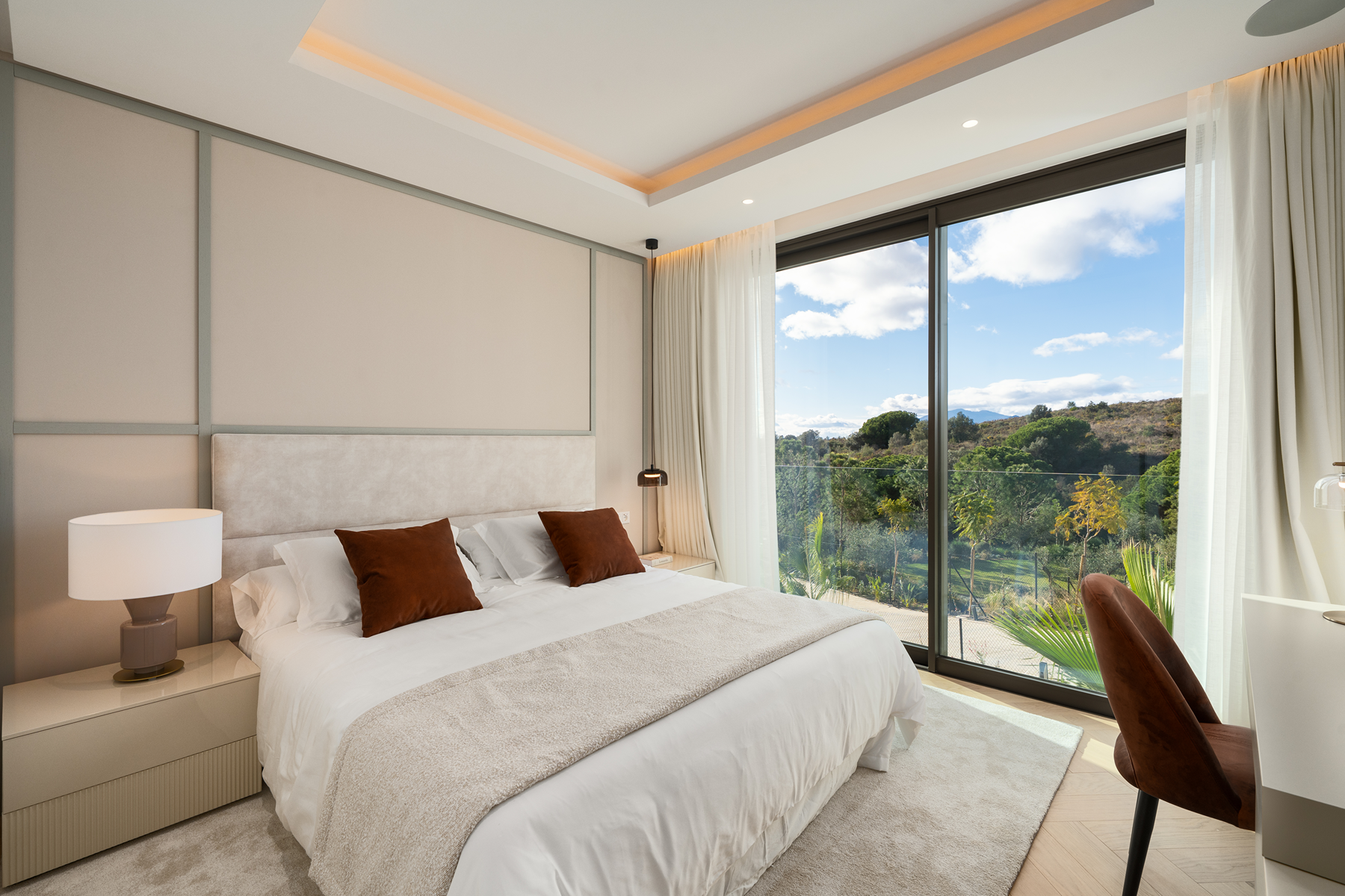 Contemporary designer villa with sea views in Marbella