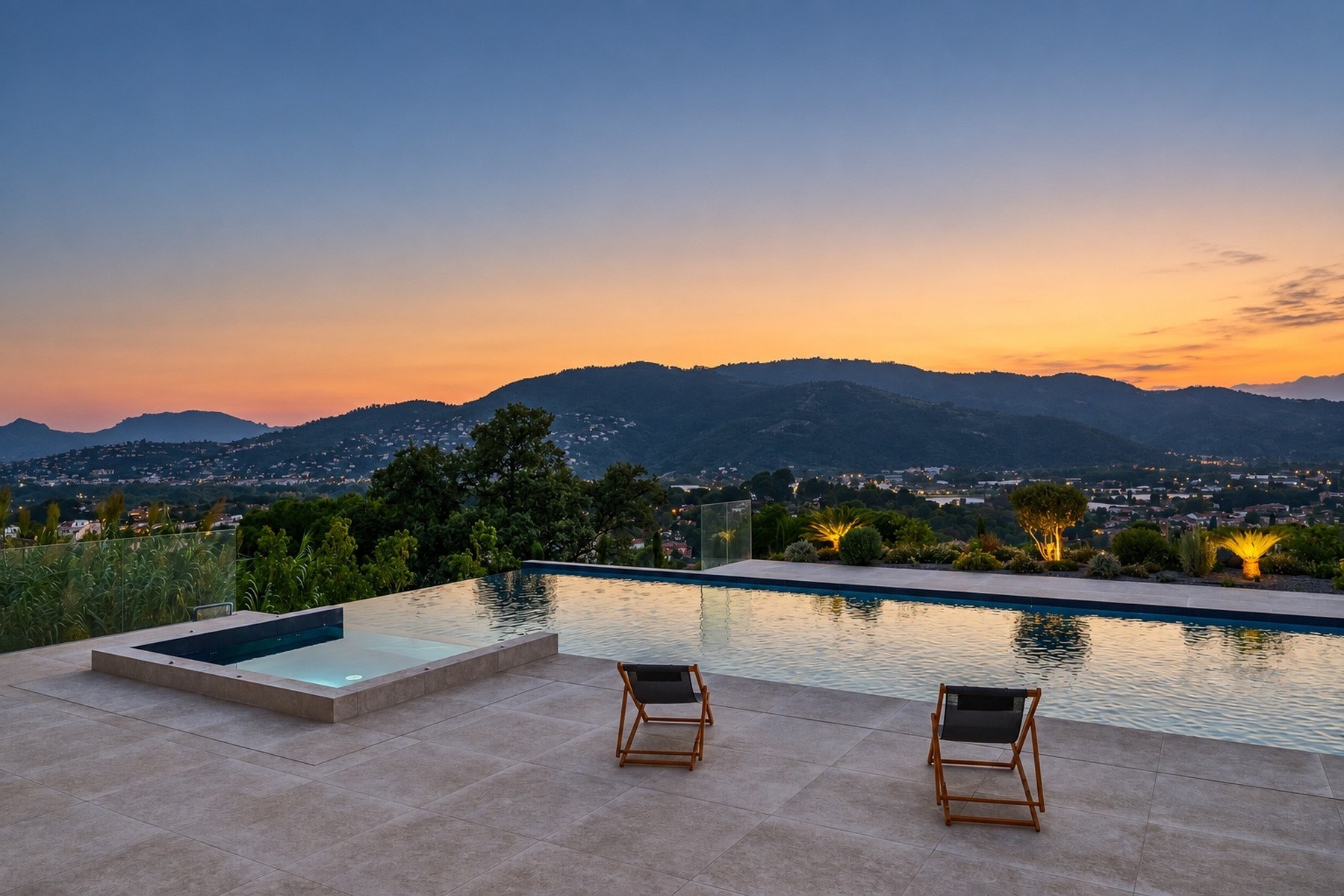  Mougins, private estate for sale, 533 sqm, panoramic views, guest house and 2.2… - 物件實景