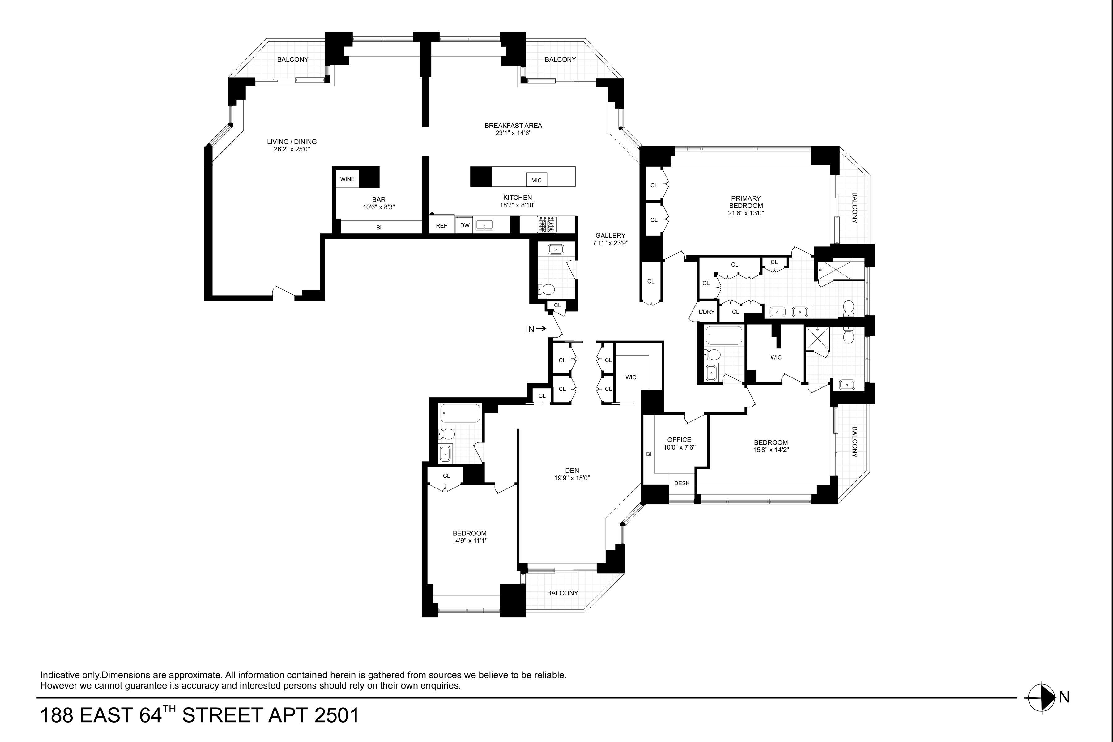  188 East 64th Street, 2501 - 物件實景