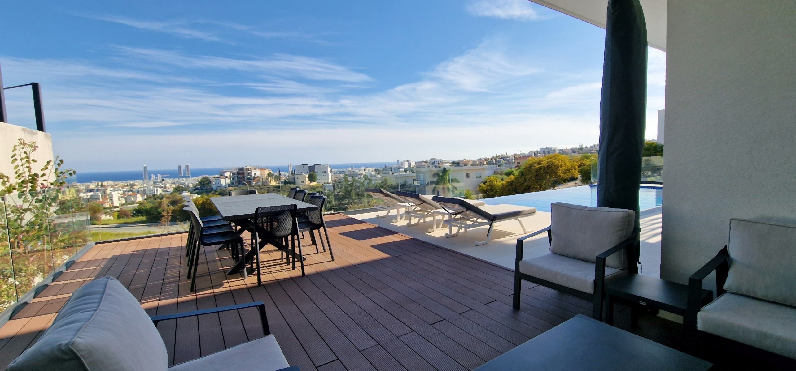  Five Bedroom Modern Sea View Villa with Private Pool in Limassol - 物件實景