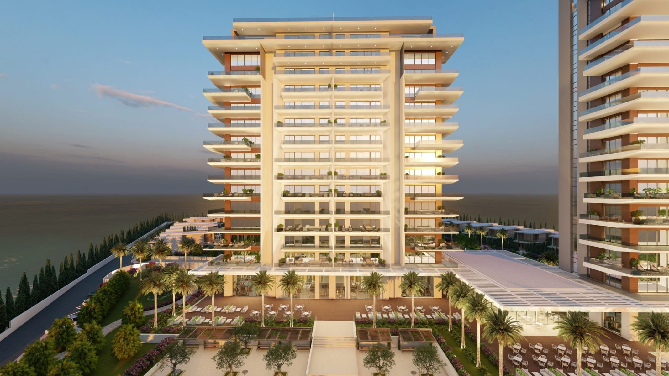  4 Bedroom Apartment with Sweeping Sea Views from the 12th Floor in Pafos - 物件實景
