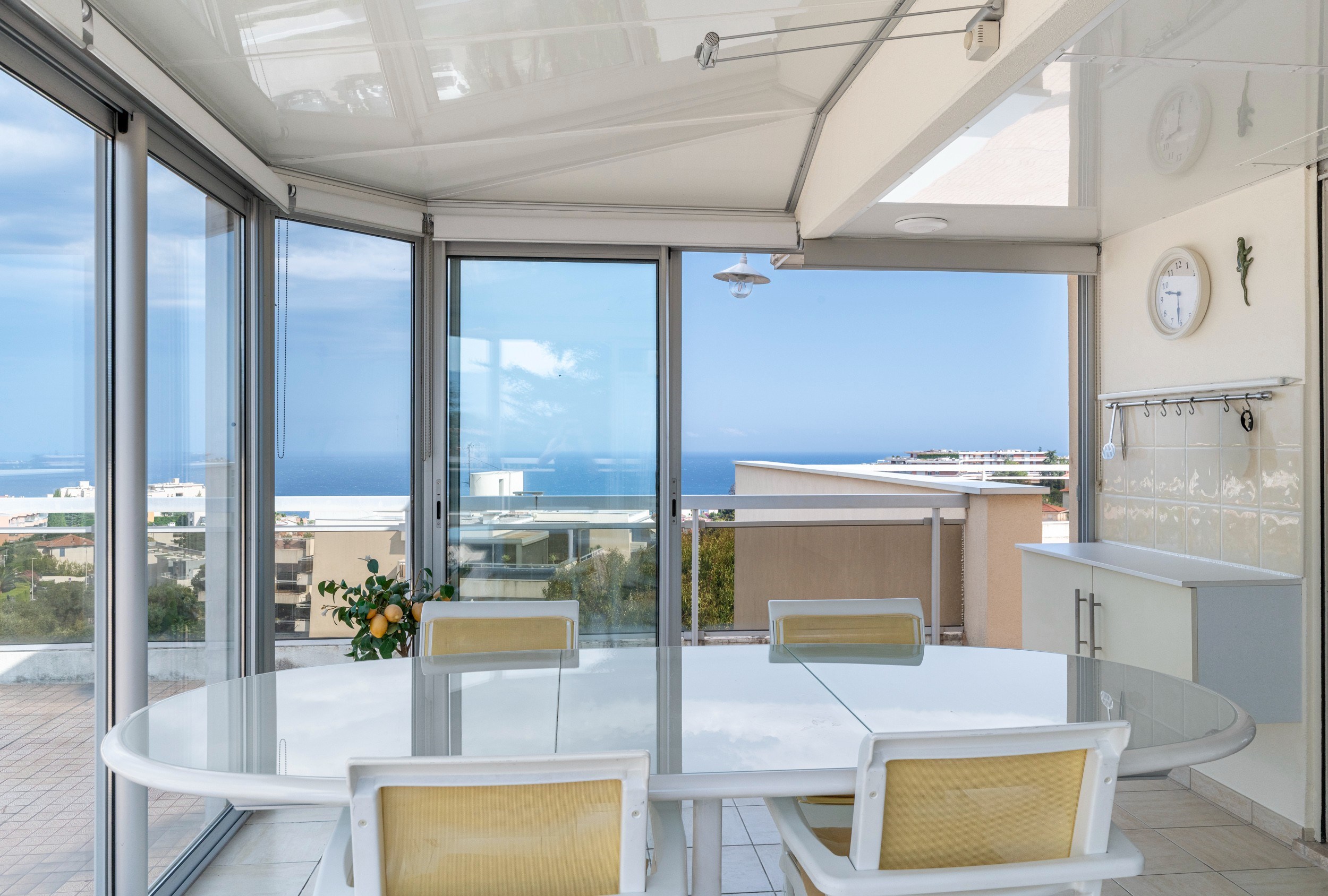  Luxury apartment for sale in Nice West, top floor, sea views and exceptional te… - 物件實景