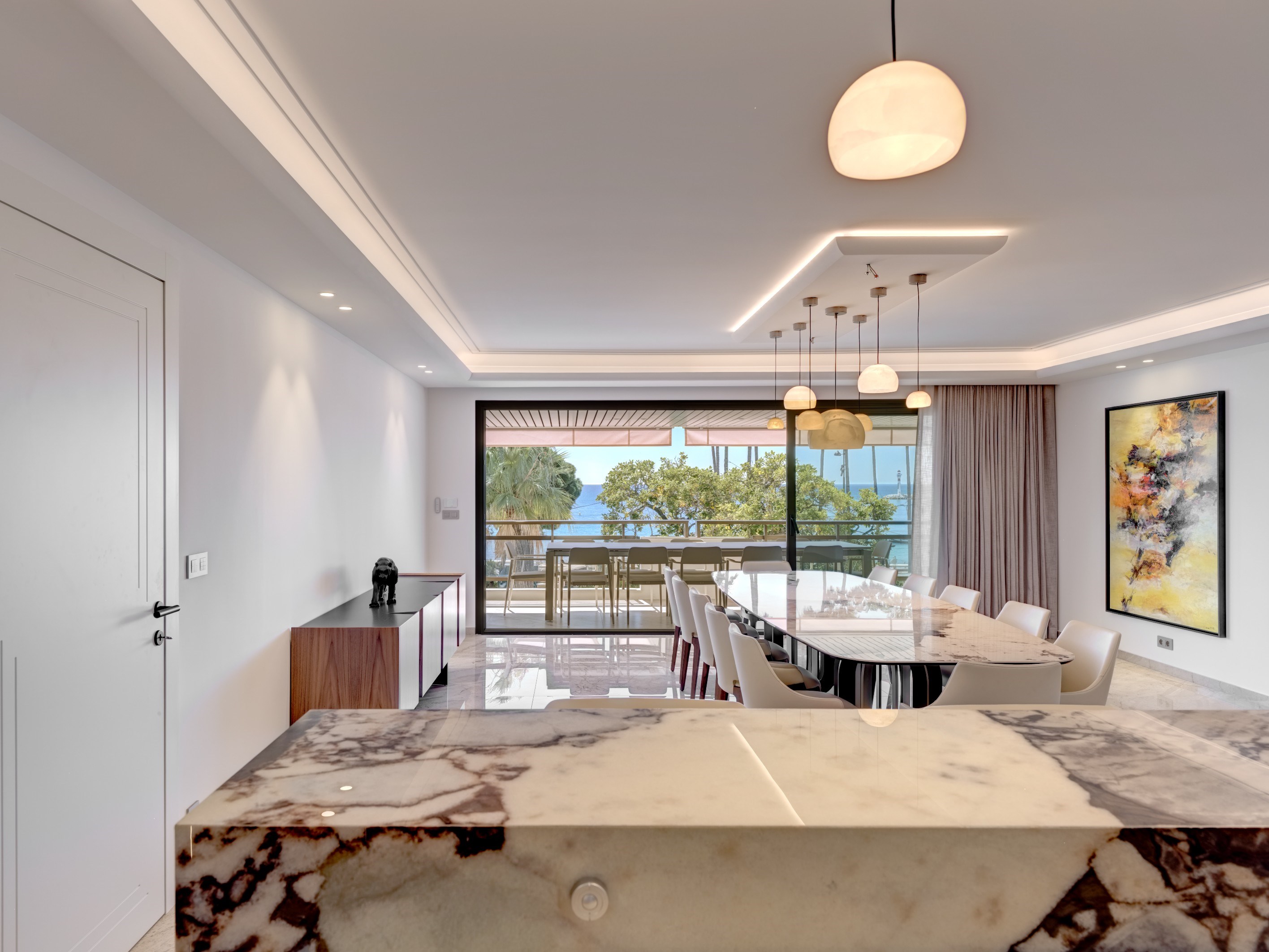  Cannes Croisette luxury apartment 324 sqm panoramic sea view 5 bedroom terrace … - 物件實景