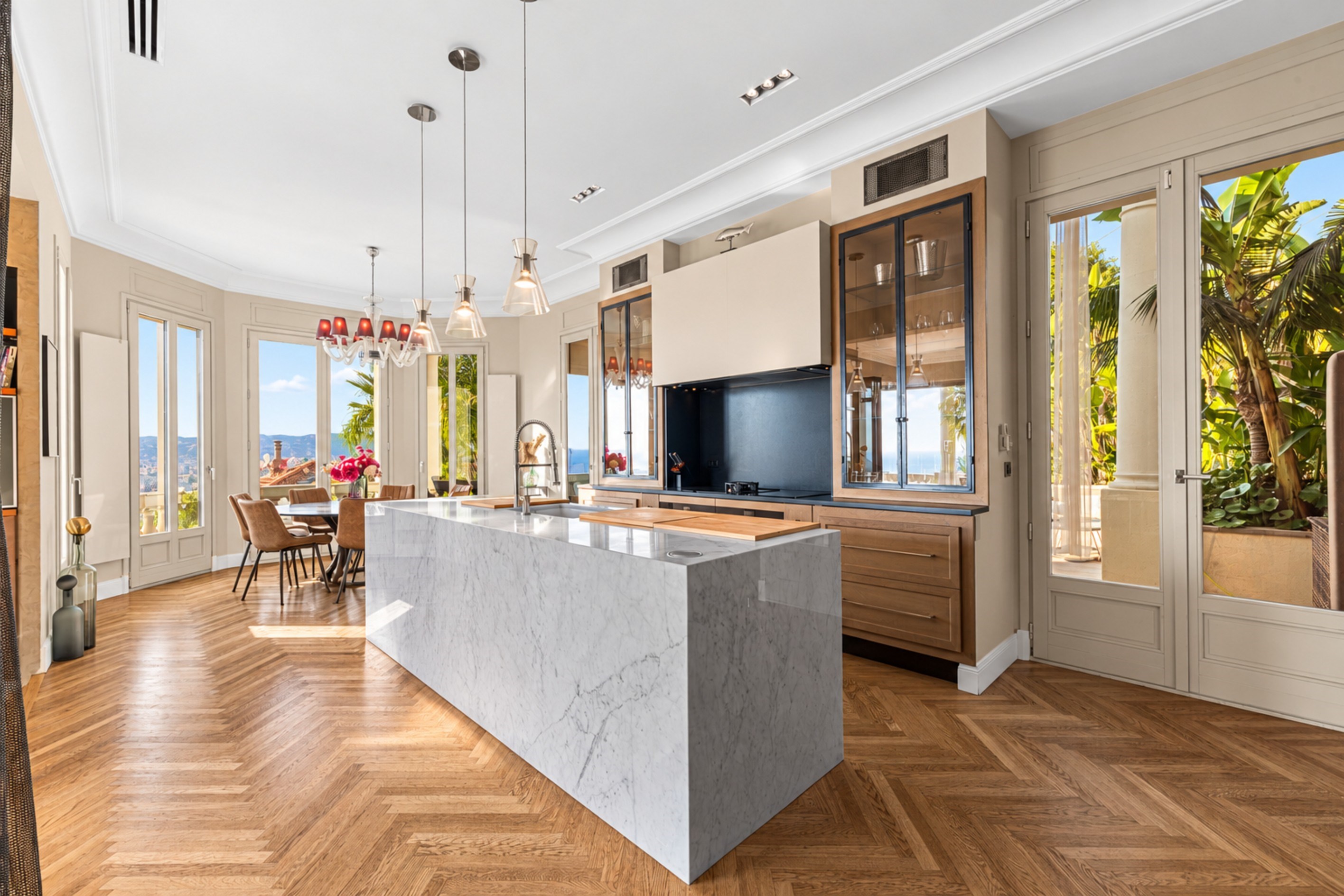  Magnificent Belle Époque villa with 5 bedroom suites, pool and sea view - 物件實景