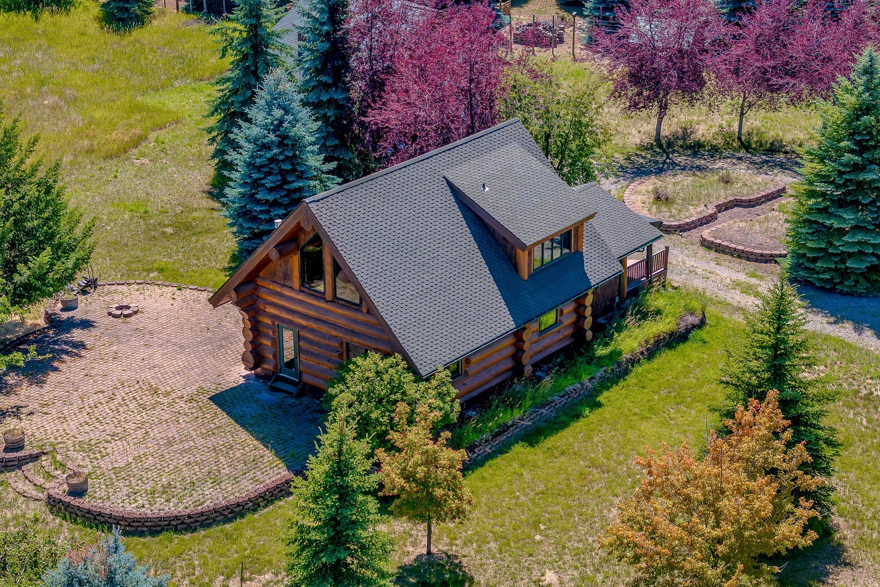  Artistic Log Home, Stunning Mountain Views - 物件實景