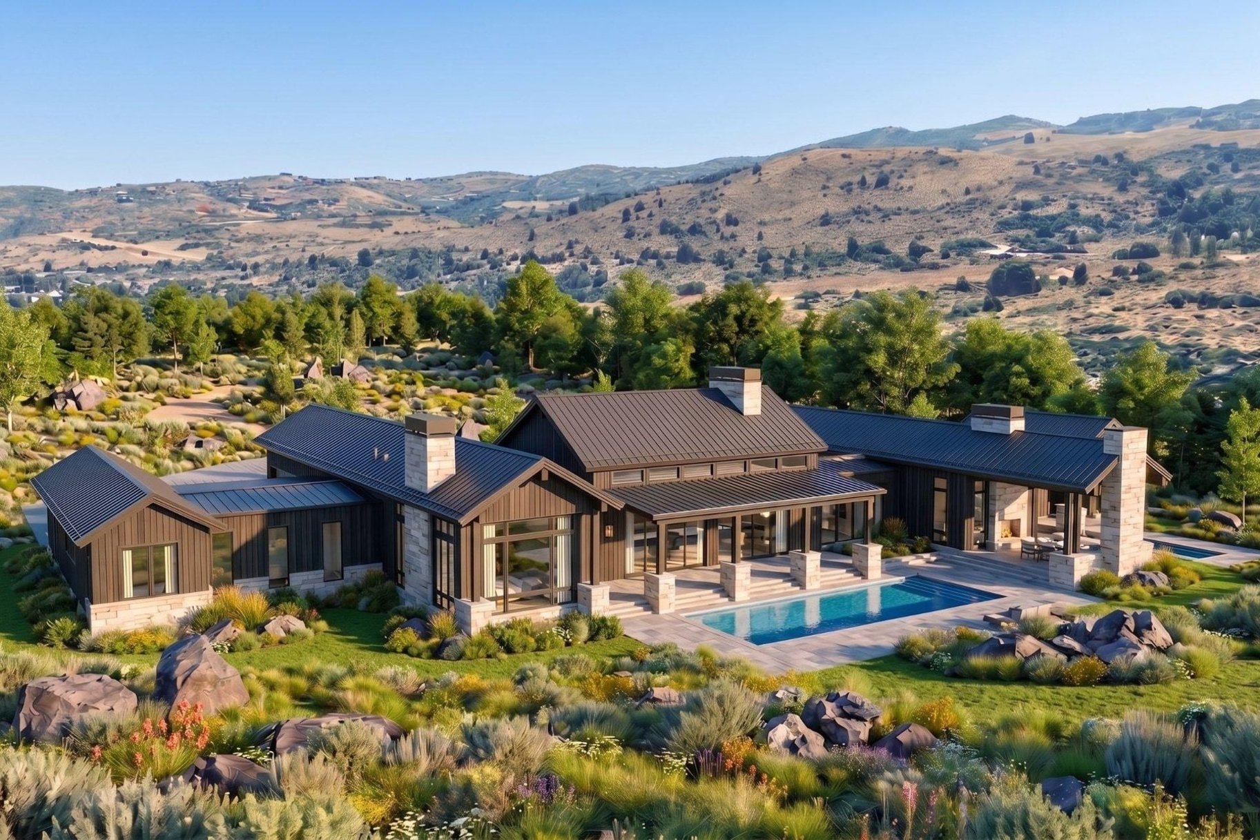  6 Flat Acres  20 Min to Deer Valley & Sundance Resort Architectural Plans - 物件實景
