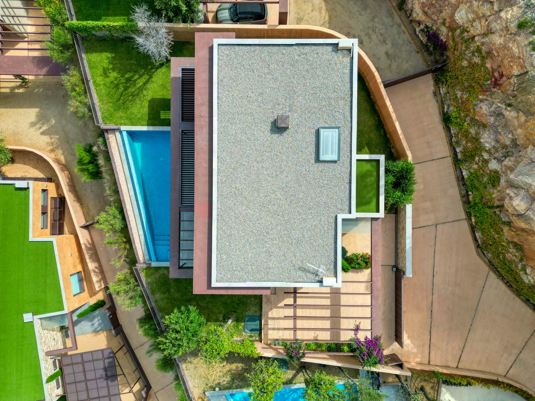  House with swimming pool and sea views in urbanization in Sa Riera - 物件實景