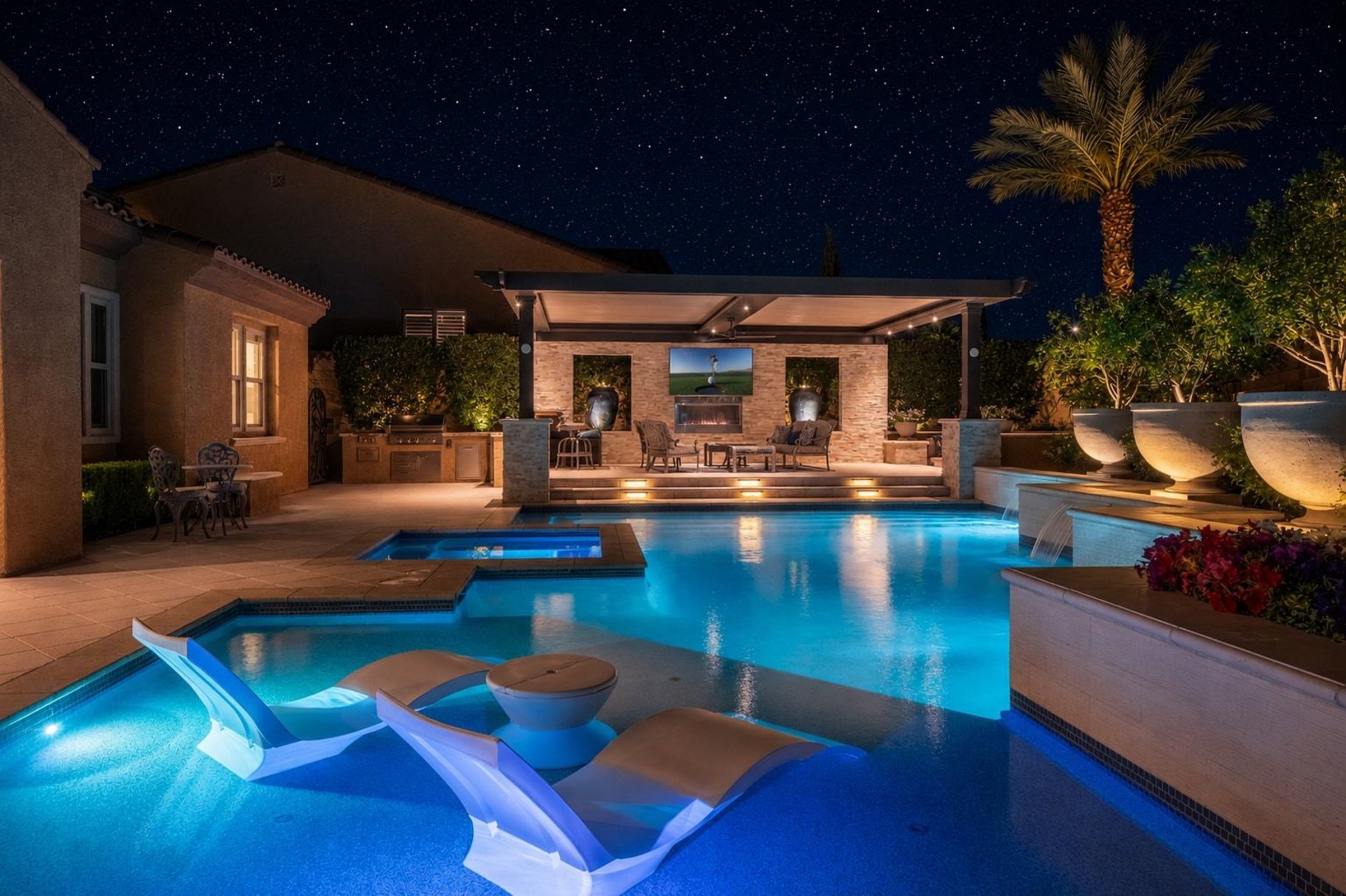 DESIGNER DREAM OASIS IN GATED LAKE LAS VEGAS, FURNISHED TURN-KEY - 物件實景