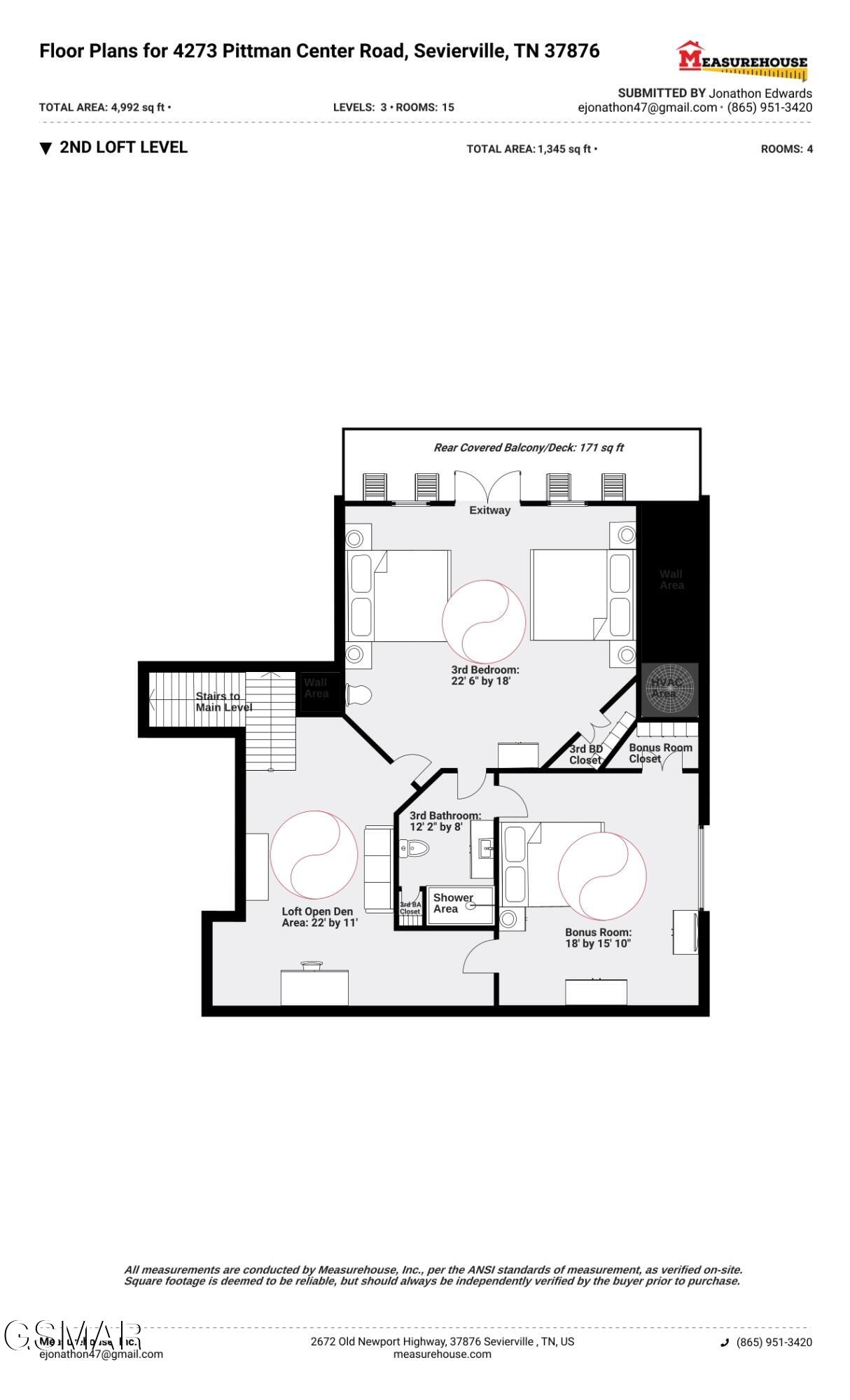Sevierville, Tennessee, 37876, United States, 3 Bedrooms Bedrooms, ,5 BathroomsBathrooms,Residential,For Sale,1978747