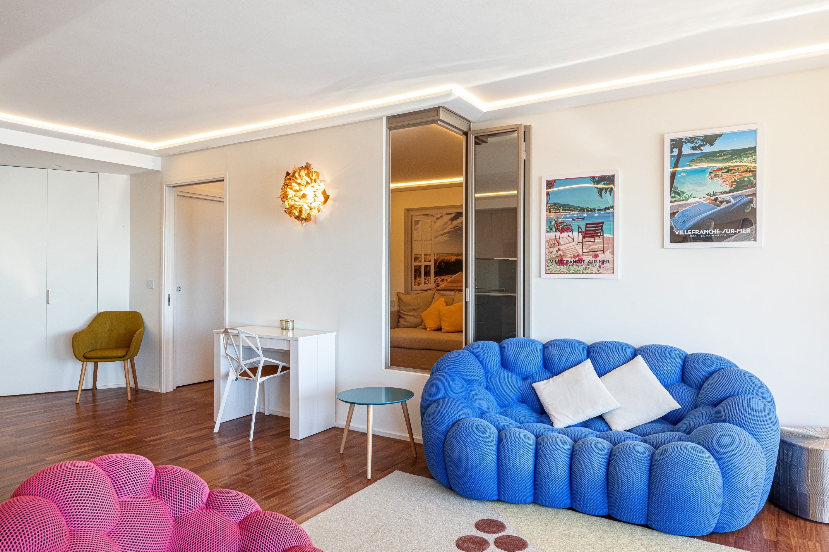  3-room apartment for sale in Villefranche-sur-Mer with panoramic sea views, Gol… - 物件實景