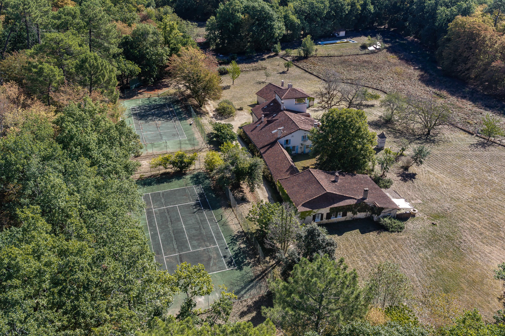  Property of 700m² with swimming pool, tennis court, ponds over more than 40 hec… - 物件實景