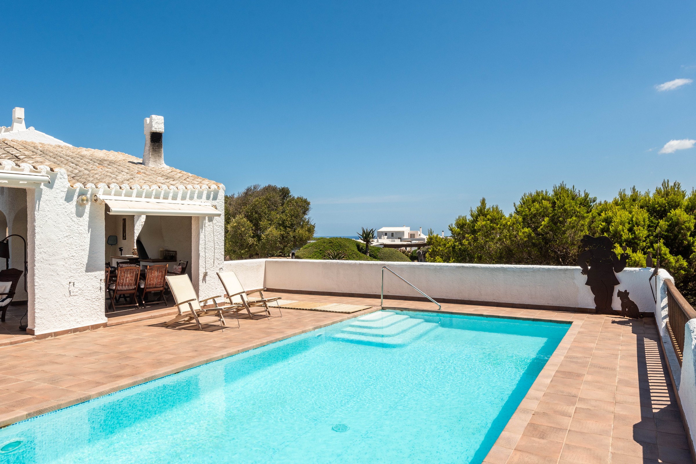  Villa with pool, garden, and sea views on the Costa de Cala Morell - 物件實景