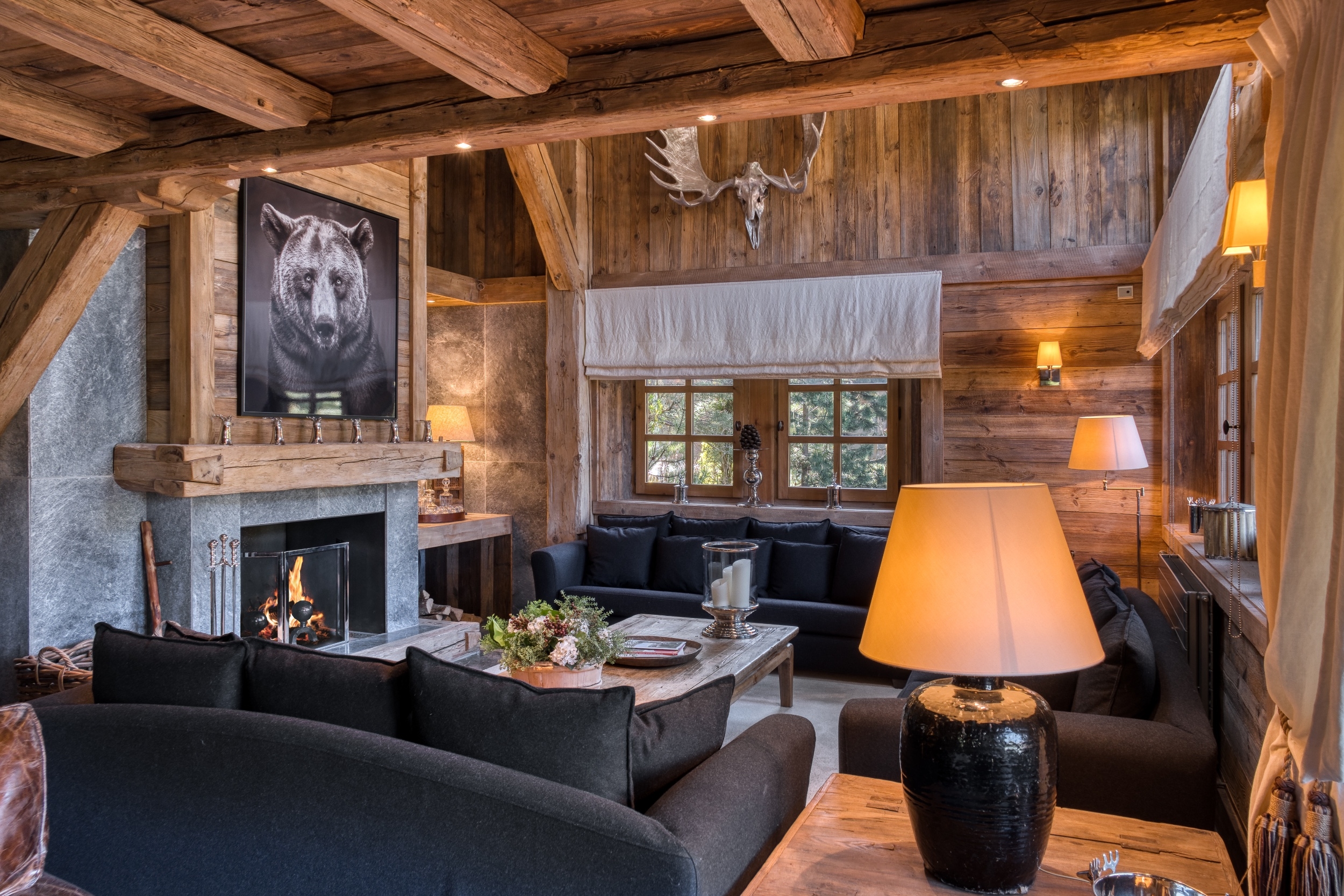  Chalet Bella Vista : 460 sqm of authenticity nestled in the heights of Megève - 物件實景