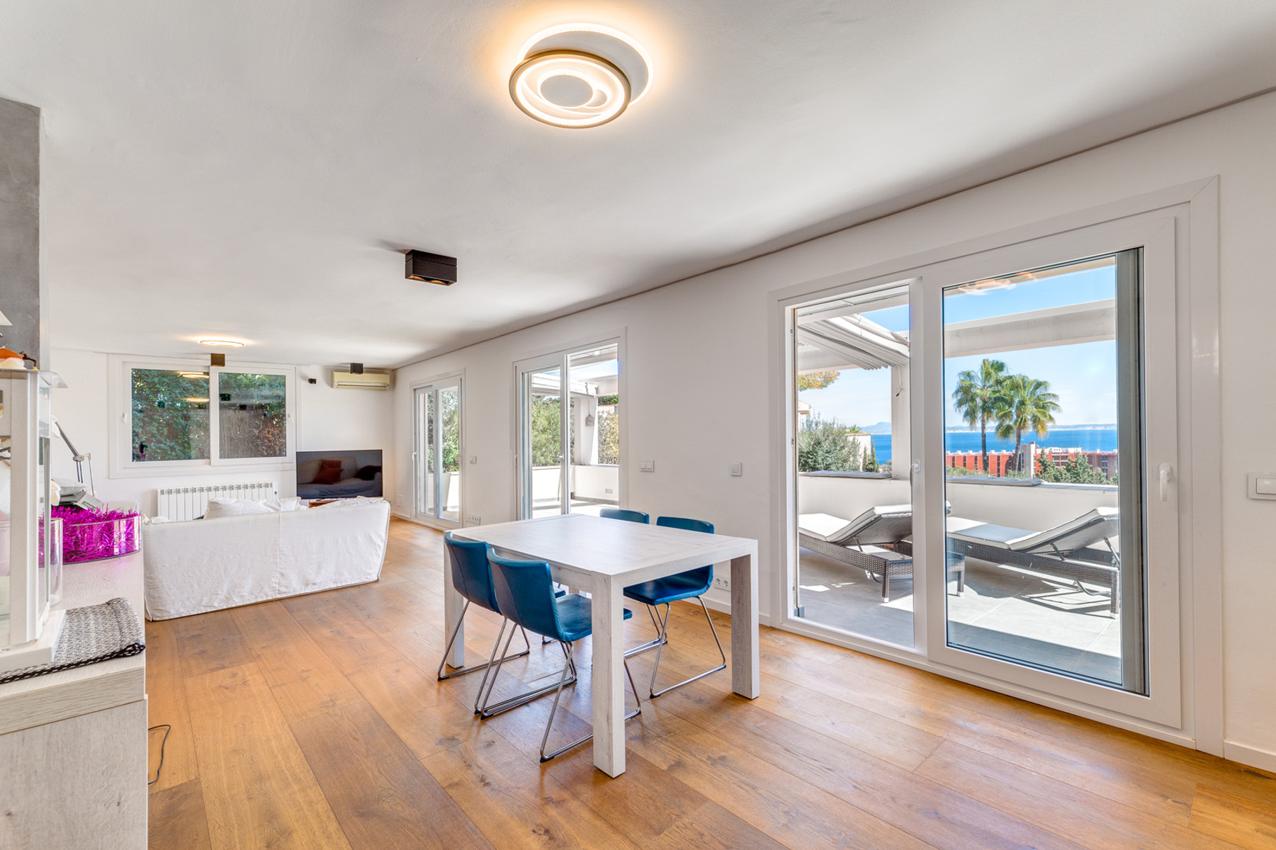  Sea view apartment with private garden in Cas Català - 物件實景