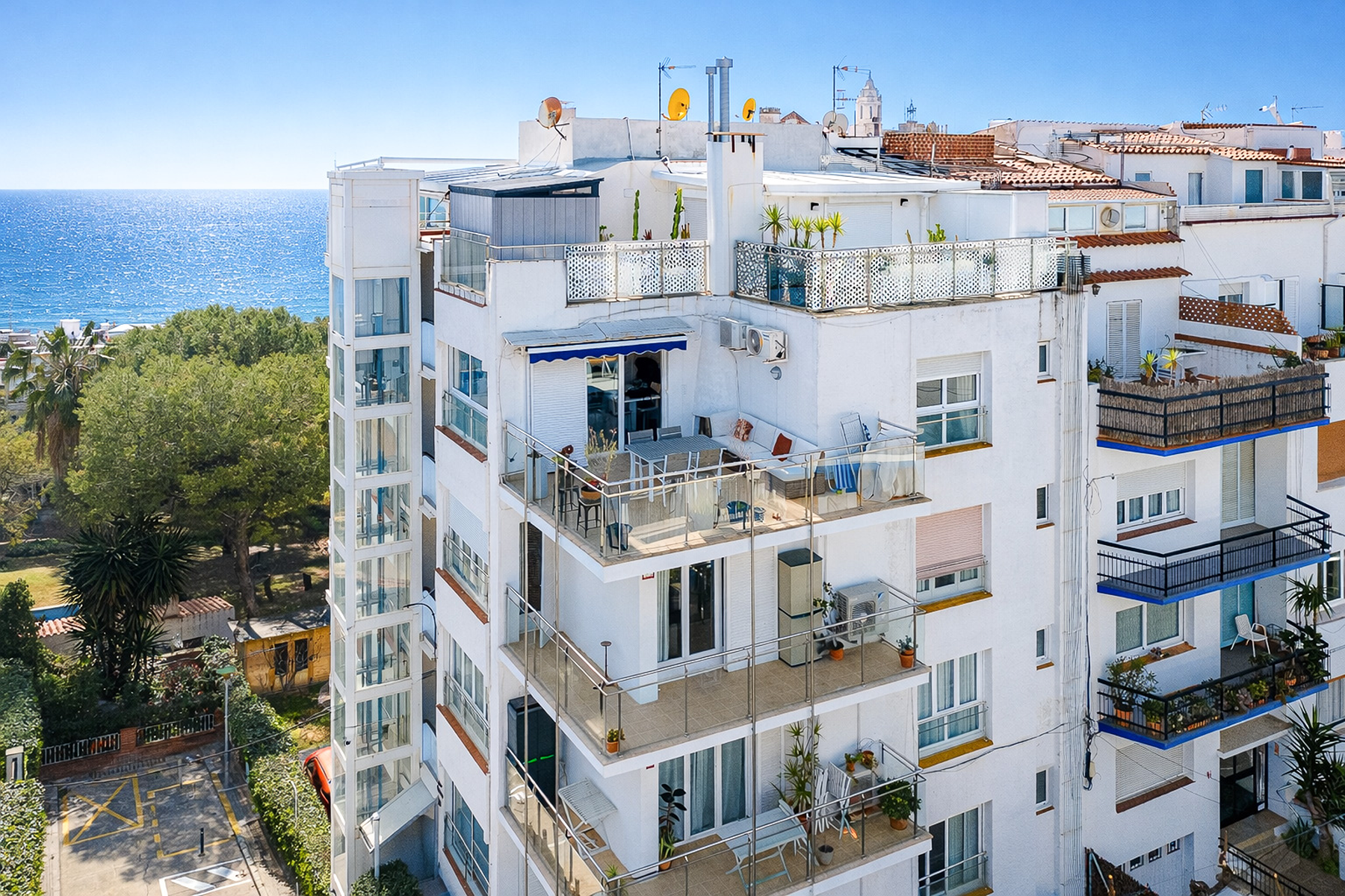  Penthouse with terrace and outdoor fireplace - Playa San Sebastián - 物件實景