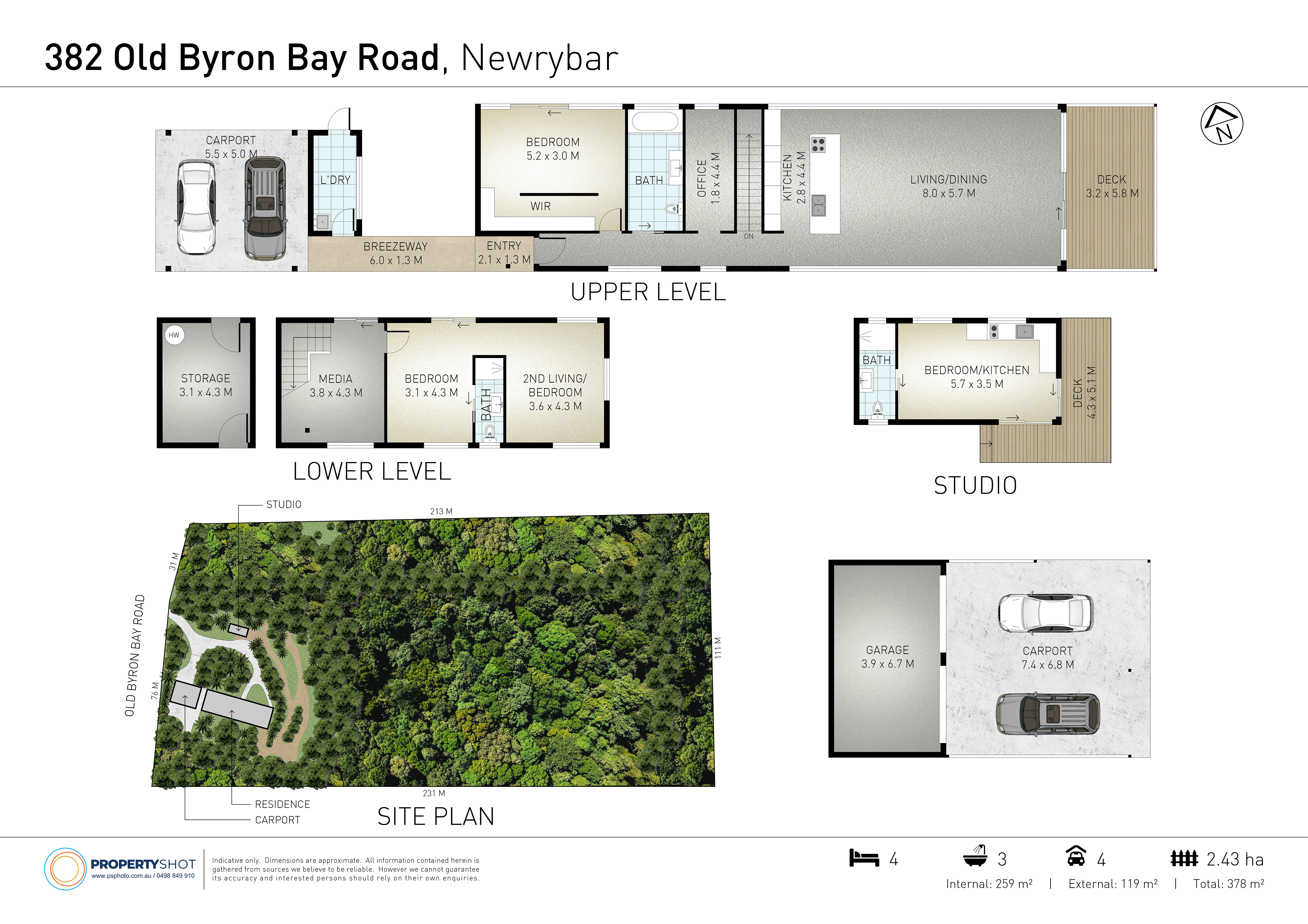 382 Old Byron Bay Road, Newrybar - 物件實景
