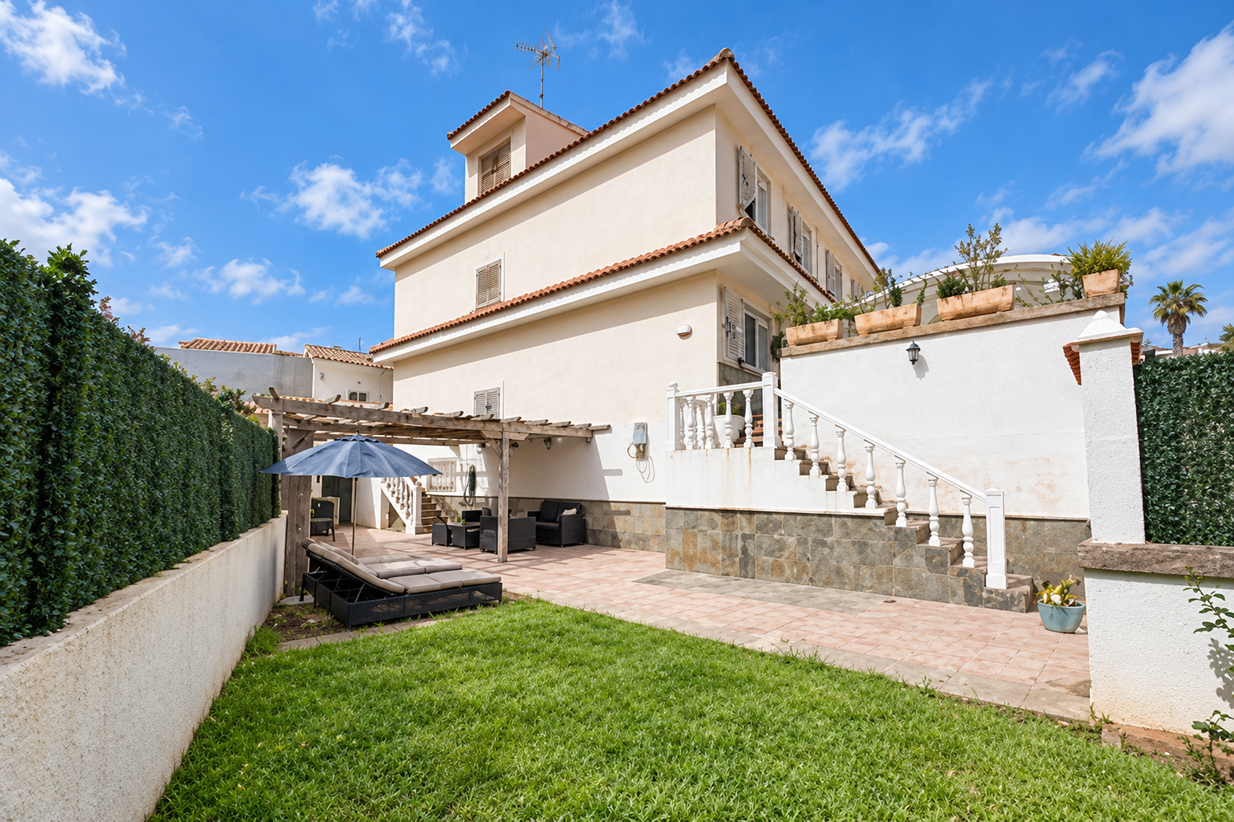  Semi-detached villa with garden, chill-out area & garage in Las Mesas - 物件實景
