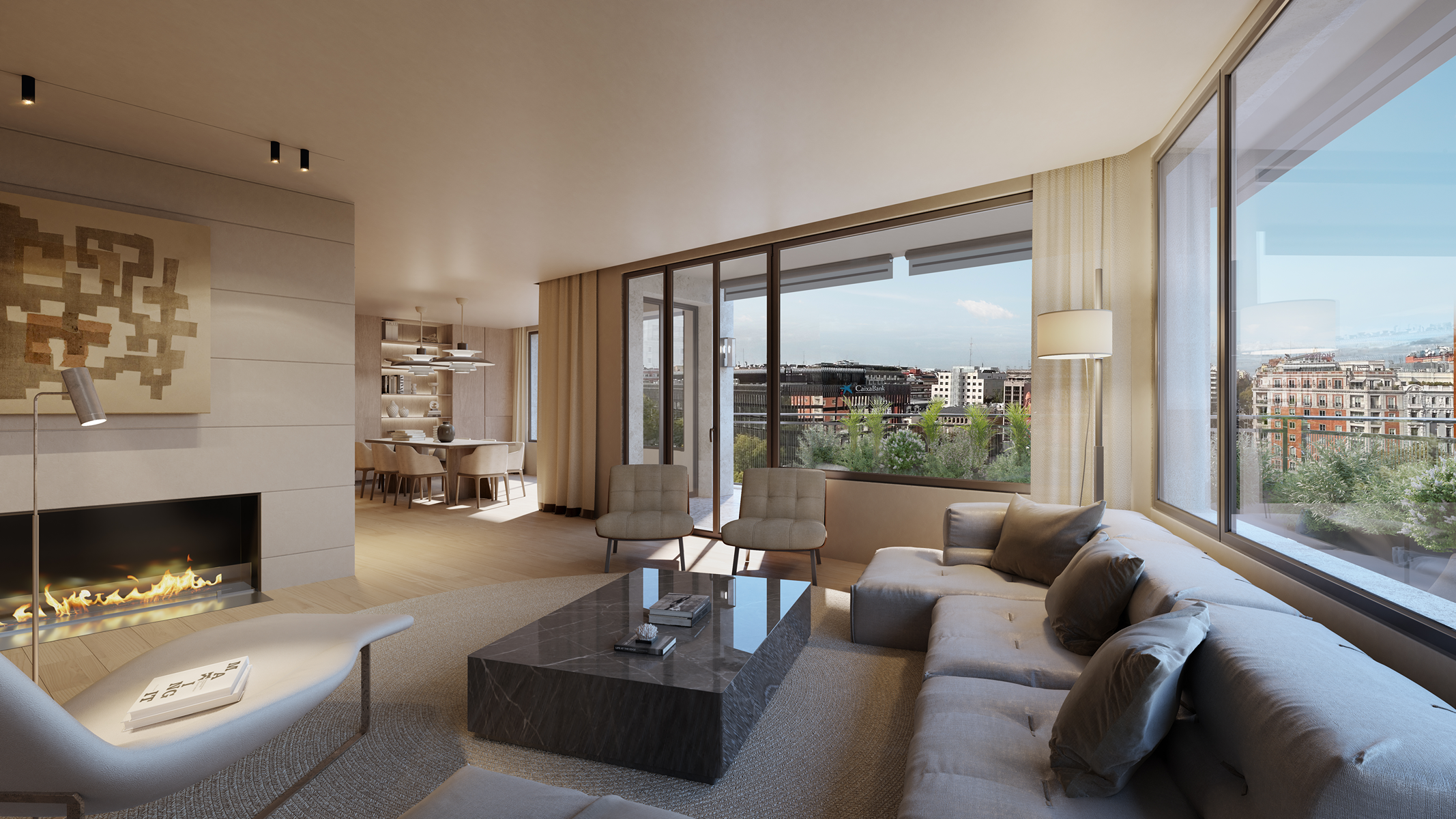  New construction floor in cutting-edge building on Paseo de la Castellana. - 物件實景