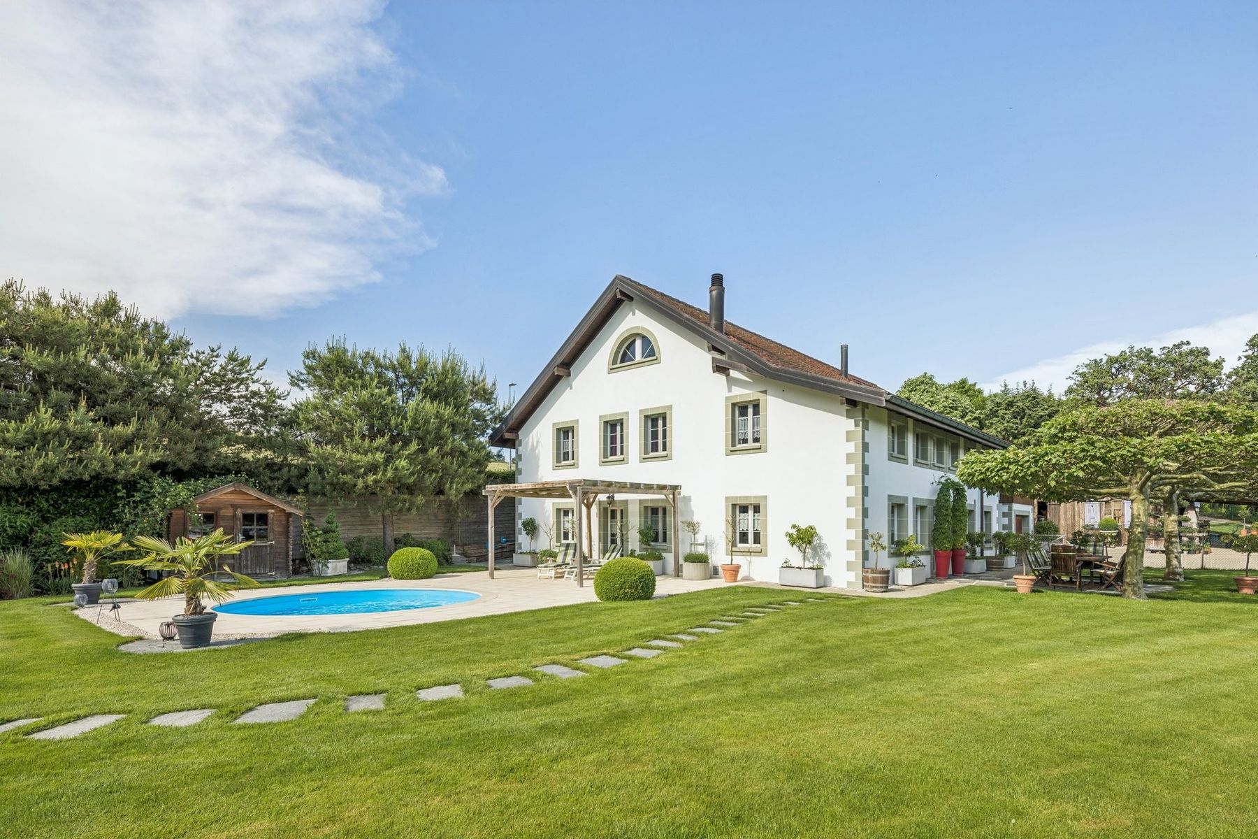 Exceptional 8-room residence with wooded grounds and swimming pool in Montprevey - 物件實景