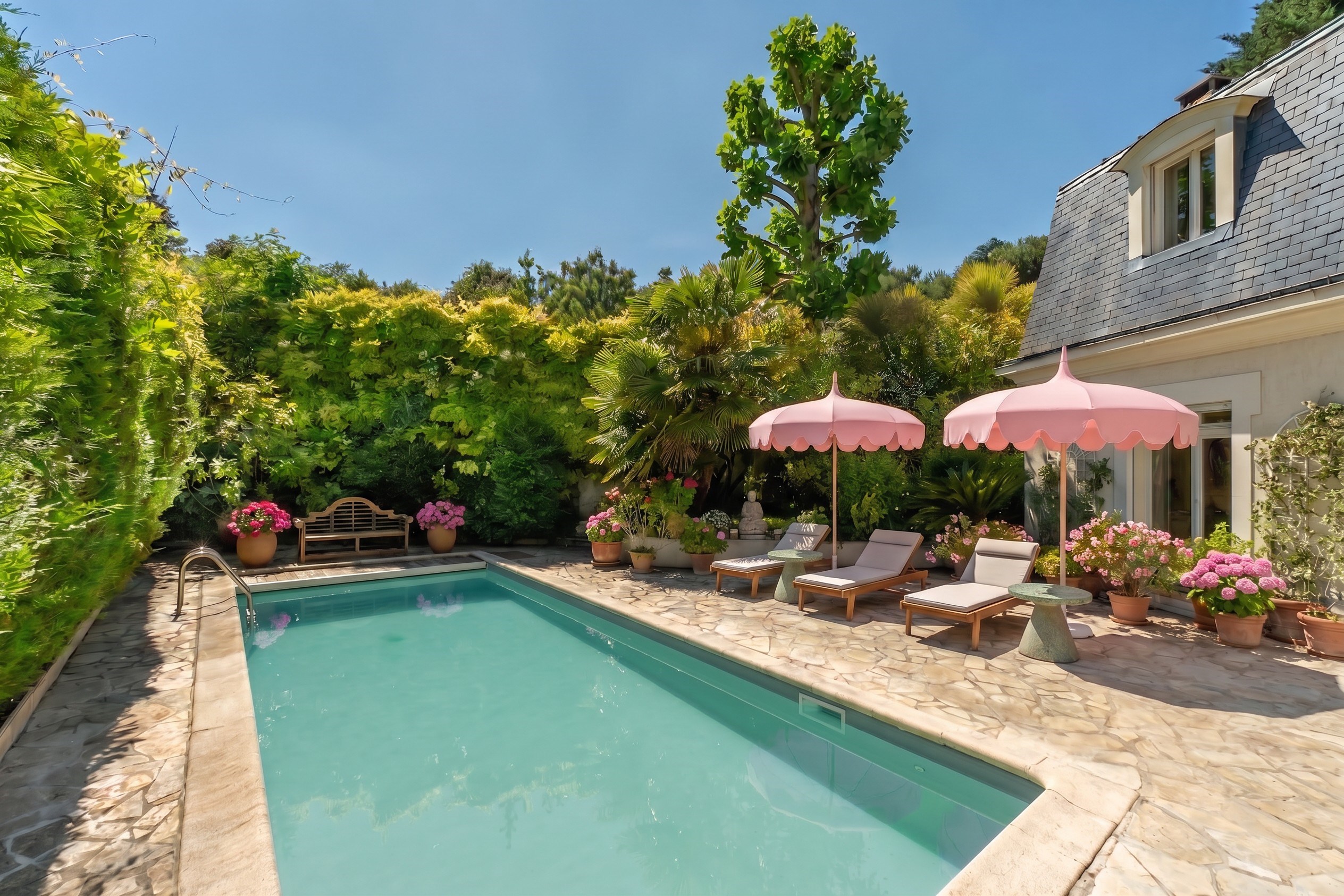  FOR SALE - House - Garden - Swimming Pool - 5 bedrooms - Le Val d