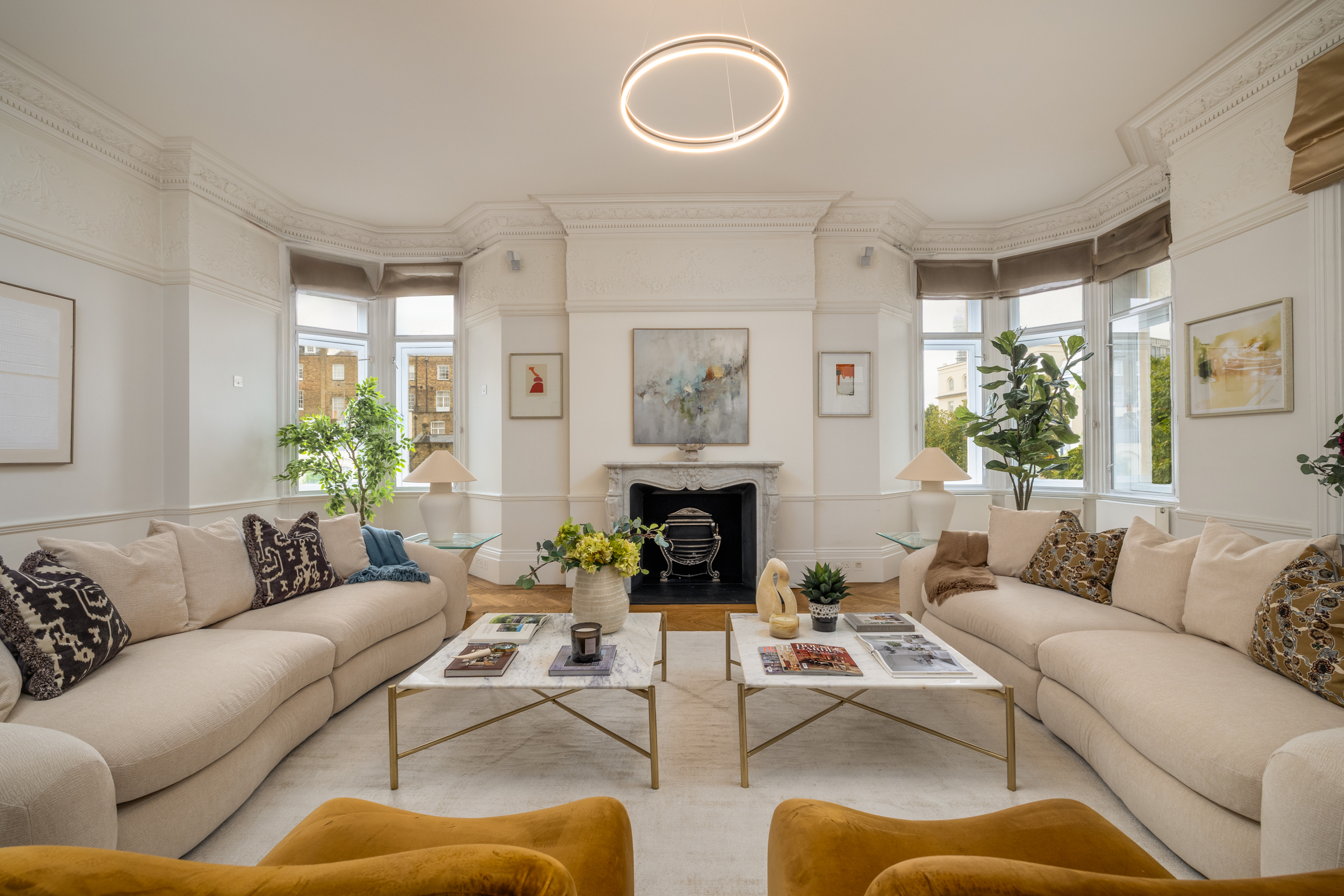  A Grand Lateral Apartment in a Gated Marylebone Mansion Block - 物件實景