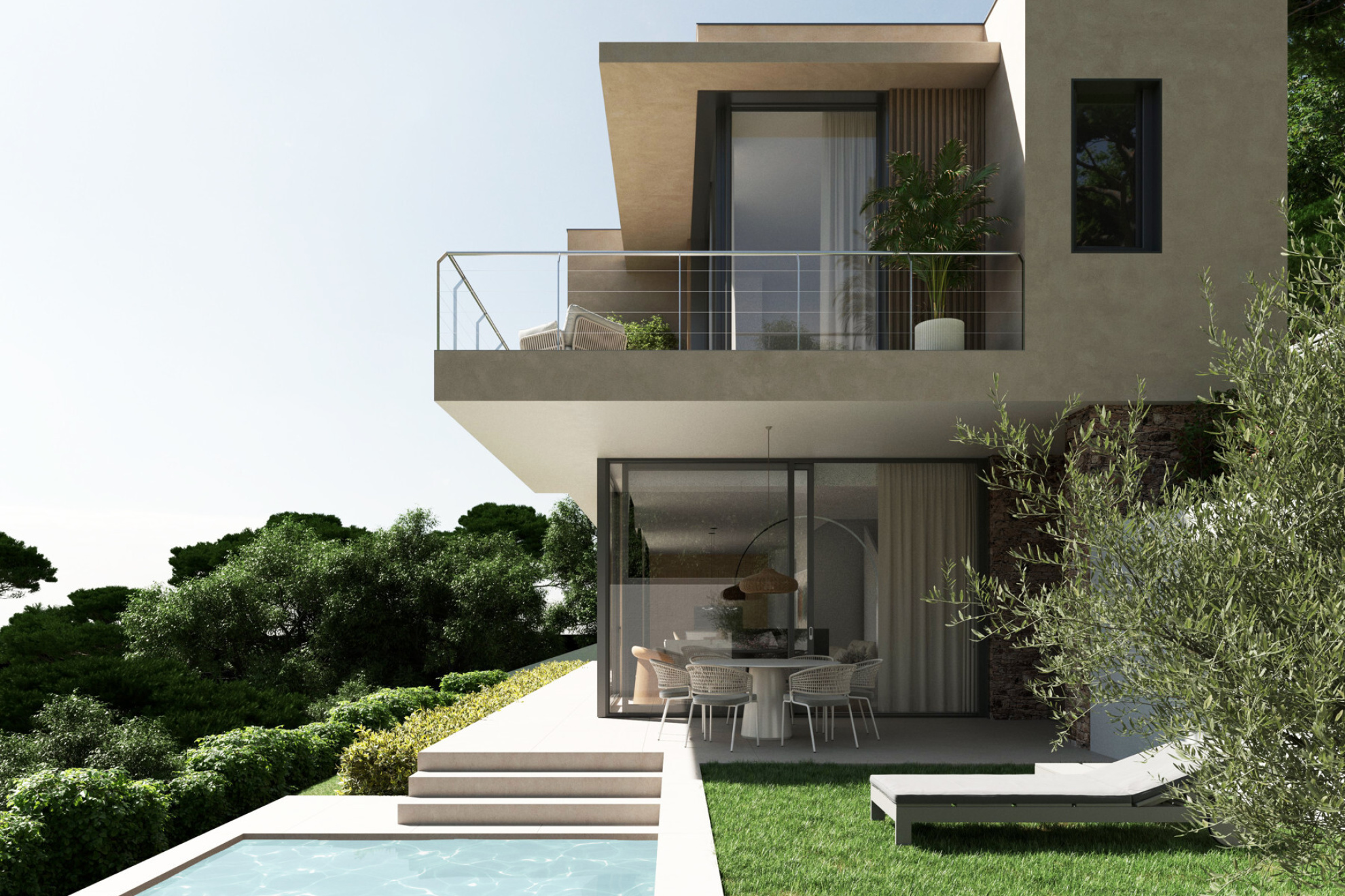  Newly built house with beautiful panoramic views of the mountains in Begur - 物件實景