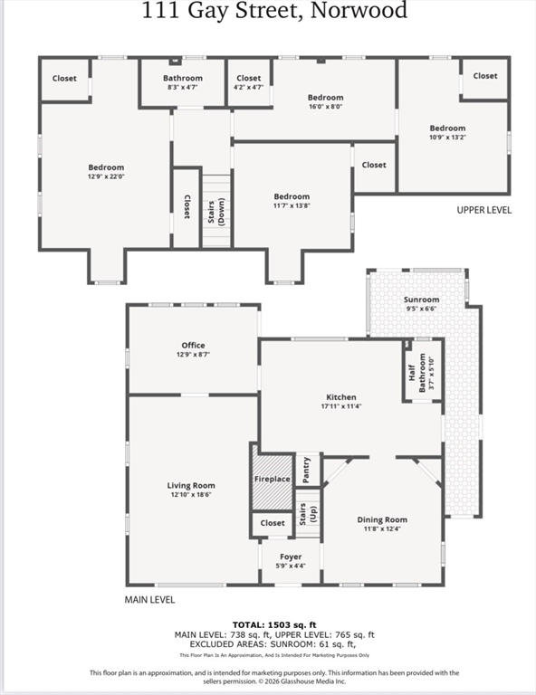 Norwood, Massachusetts, 02062, United States, 4 Bedrooms Bedrooms, ,2 BathroomsBathrooms,Residential,For Sale,2048084