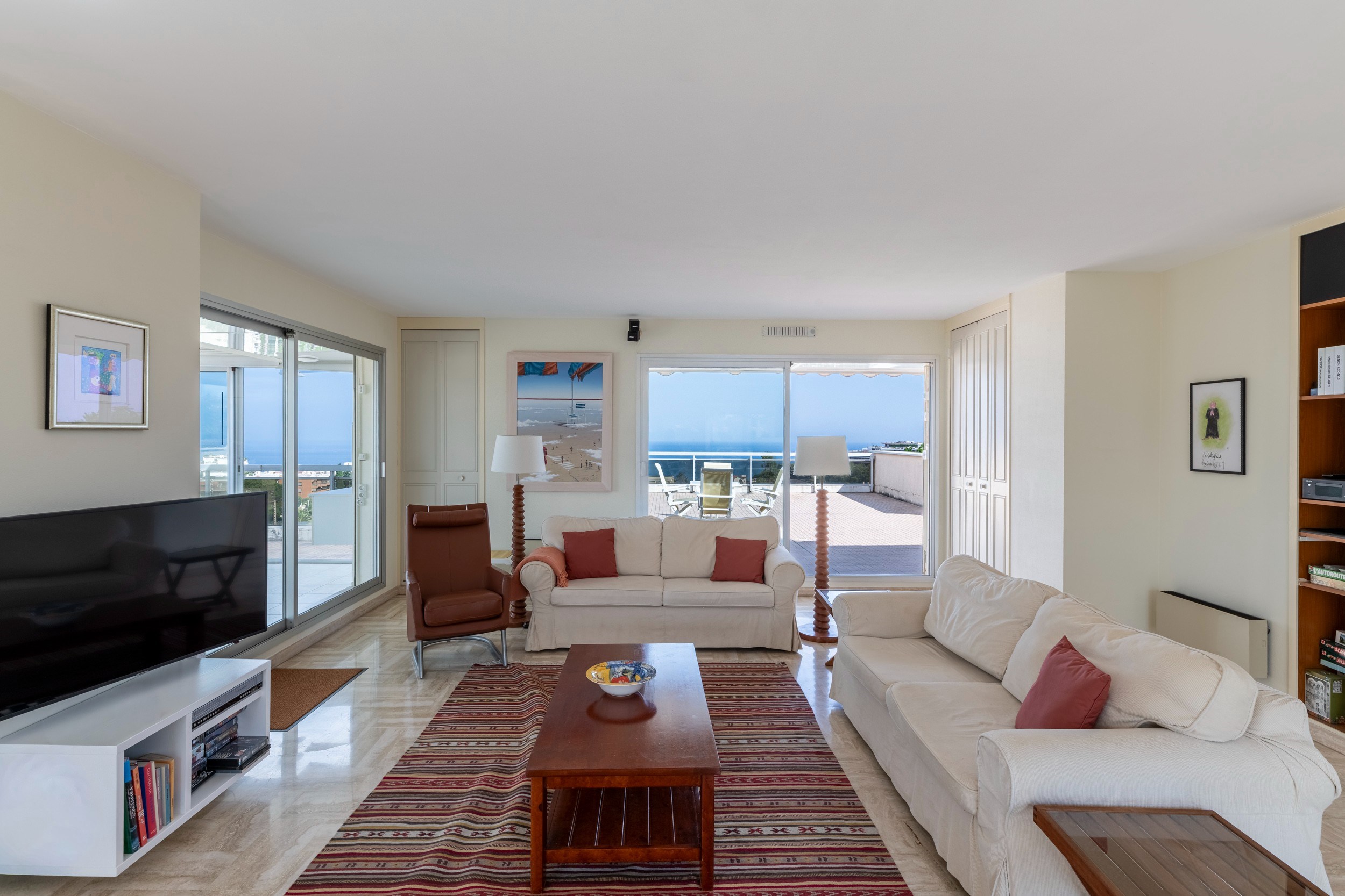  Luxury apartment for sale in Nice West, top floor, sea views and exceptional te… - 物件實景