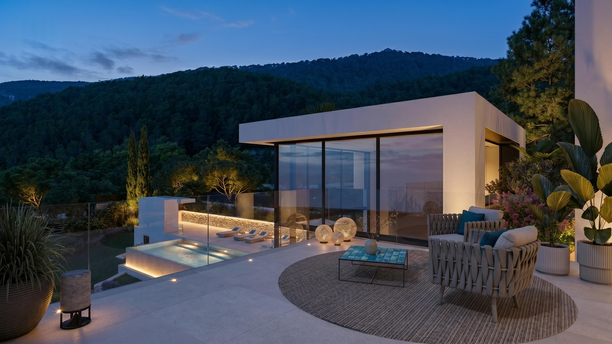  Contemporary villa with construction project and pool in Son Vida - 物件實景