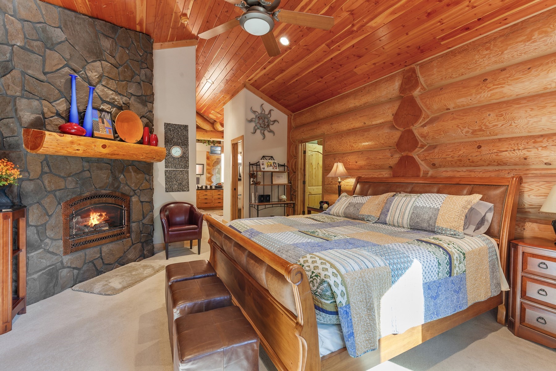  Log Estate overlooking Lake Coeur d