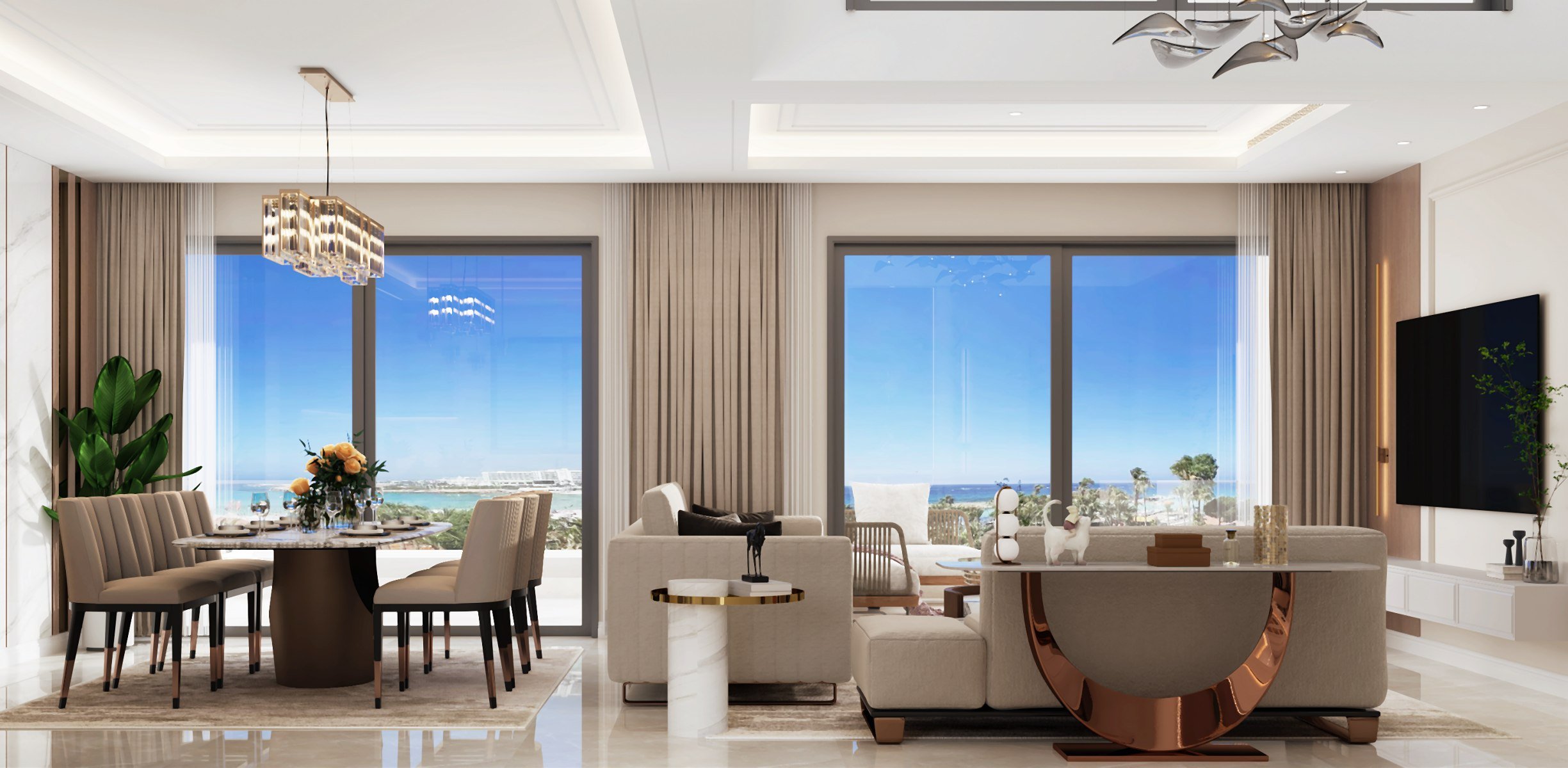  Top-Floor Penthouse with Expansive Roof Garden in Tombs of the Kings, Pafos - 物件實景