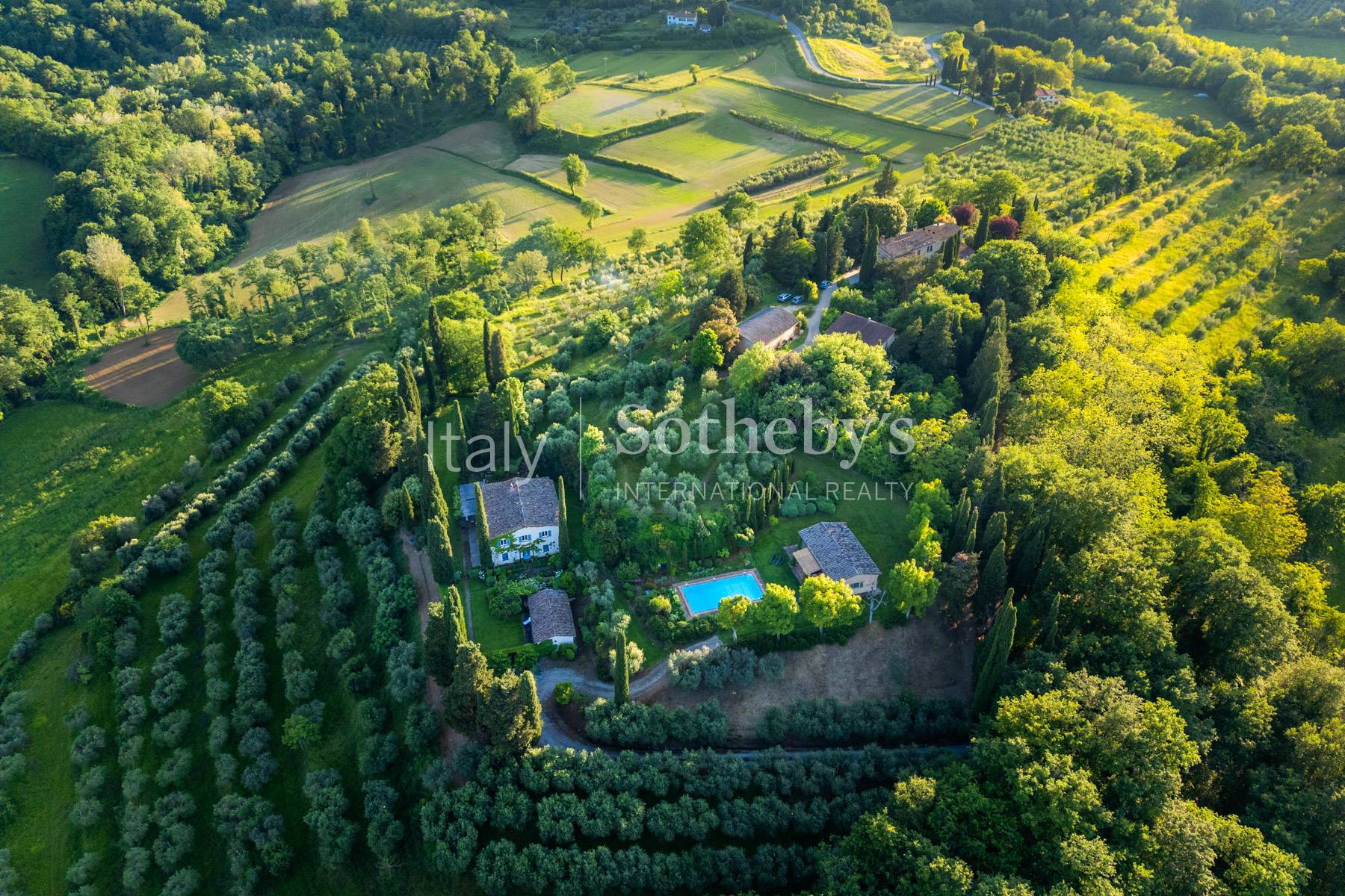  Large country-chic 7 bedroom villa with pool near Cetona - 物件實景