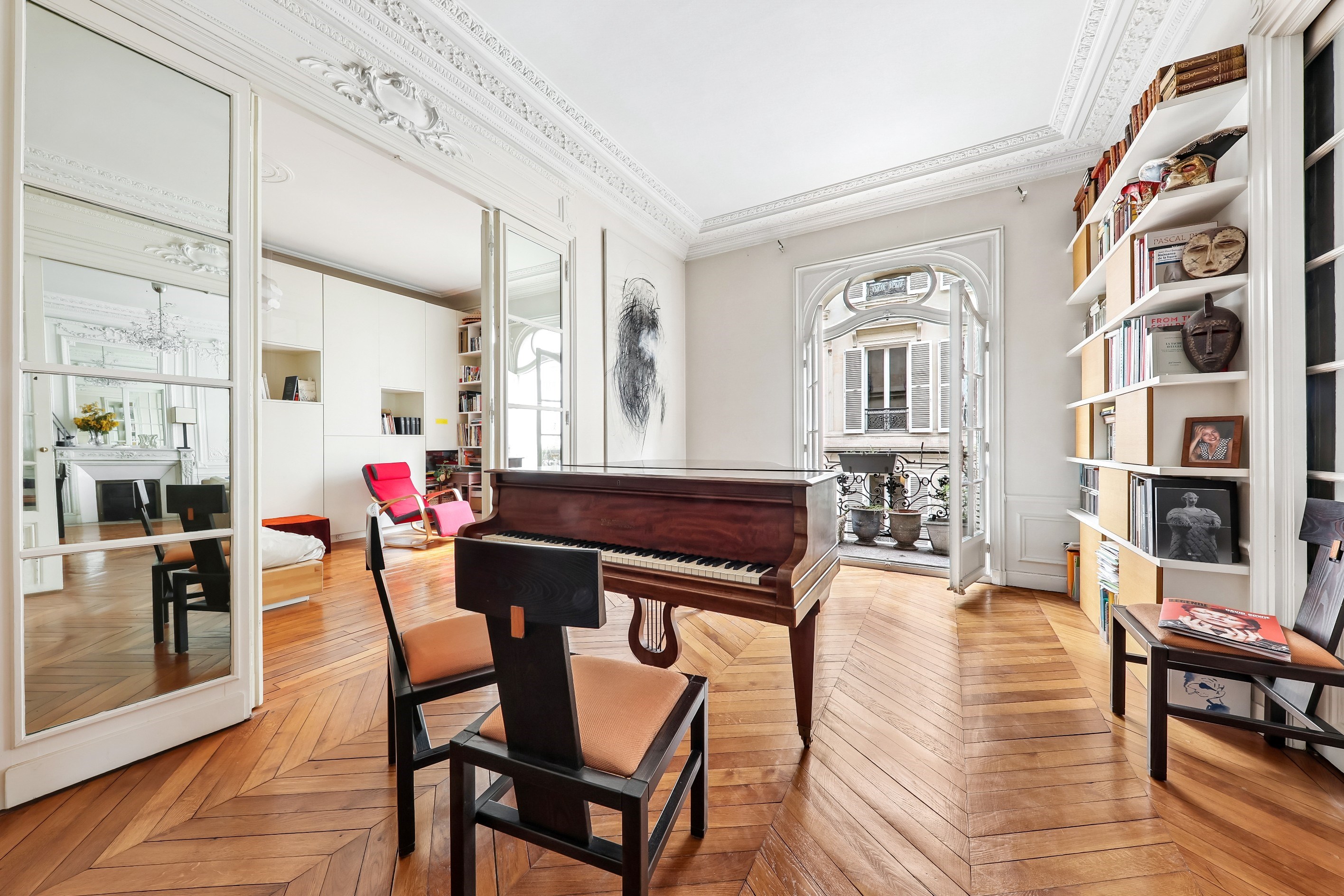  Paris IX – Stunning 245 sqm family apartment with balcony and triple reception … - 物件實景