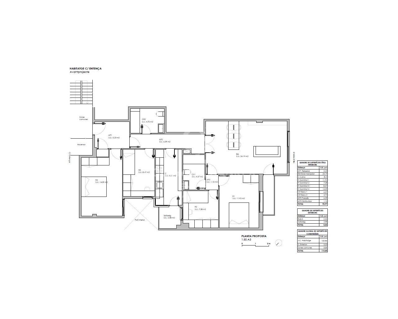 Barcelona, Catalonia, ES, 4 Bedrooms Bedrooms, ,2 BathroomsBathrooms,Residential,For Sale,1826815