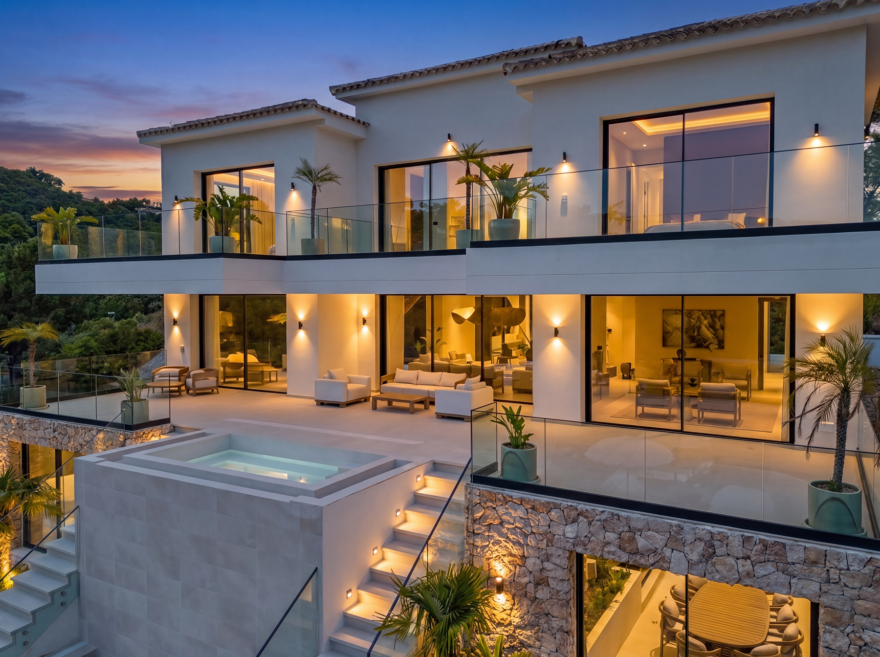  Contemporary villa with panoramic views in Montemayor, Benahavis - 物件實景