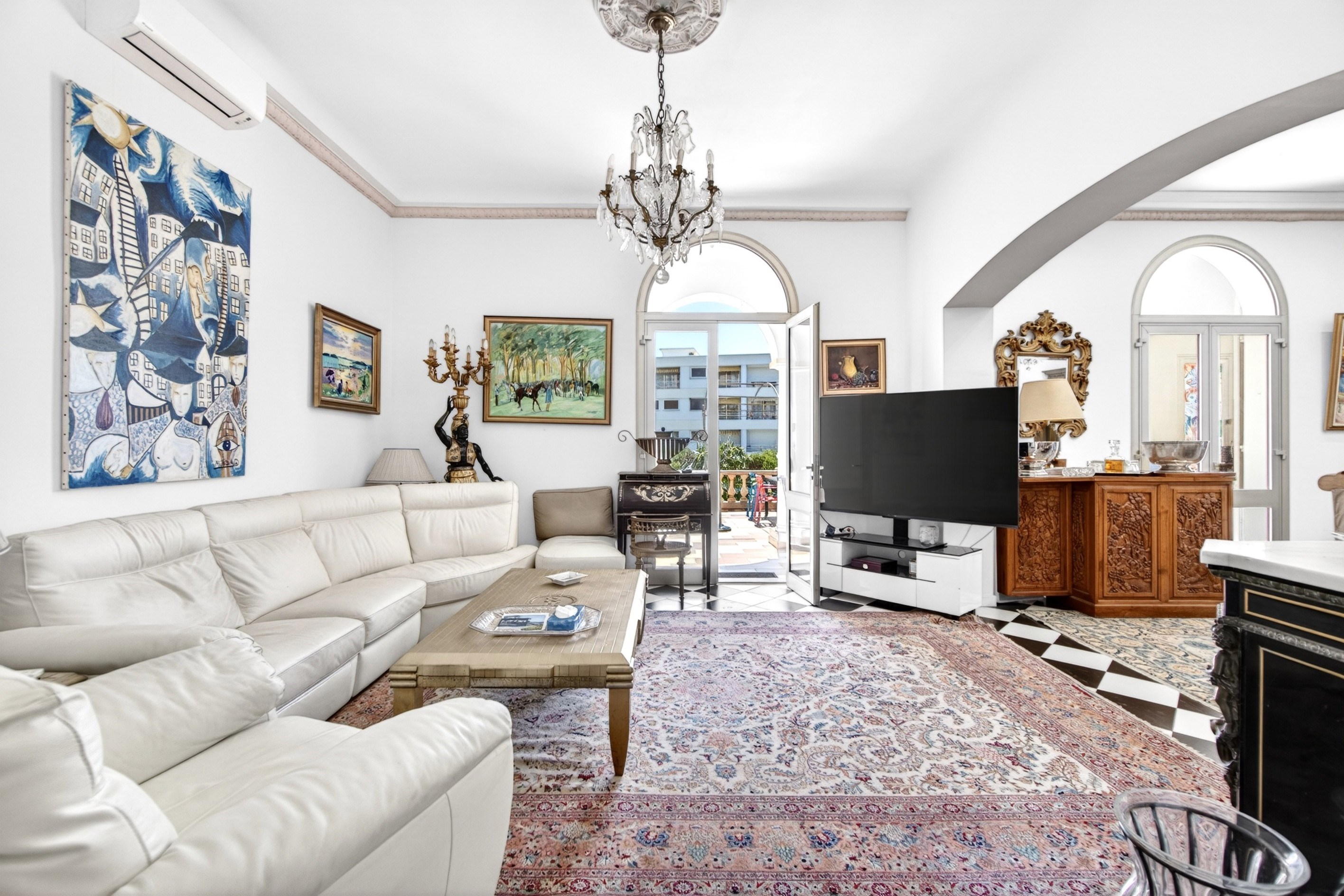  Cannes Croix des Gardes sea view villa with pool and flat landscaped grounds - 物件實景