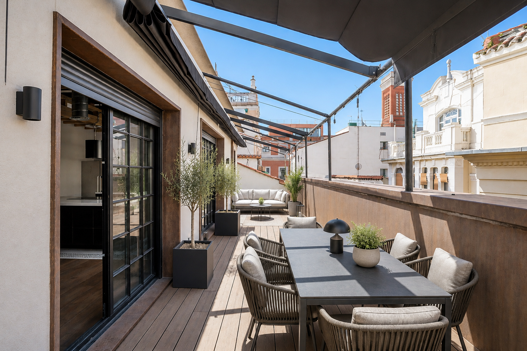  Renovated penthouse with terrace and views in the heart of Madrid - 物件實景