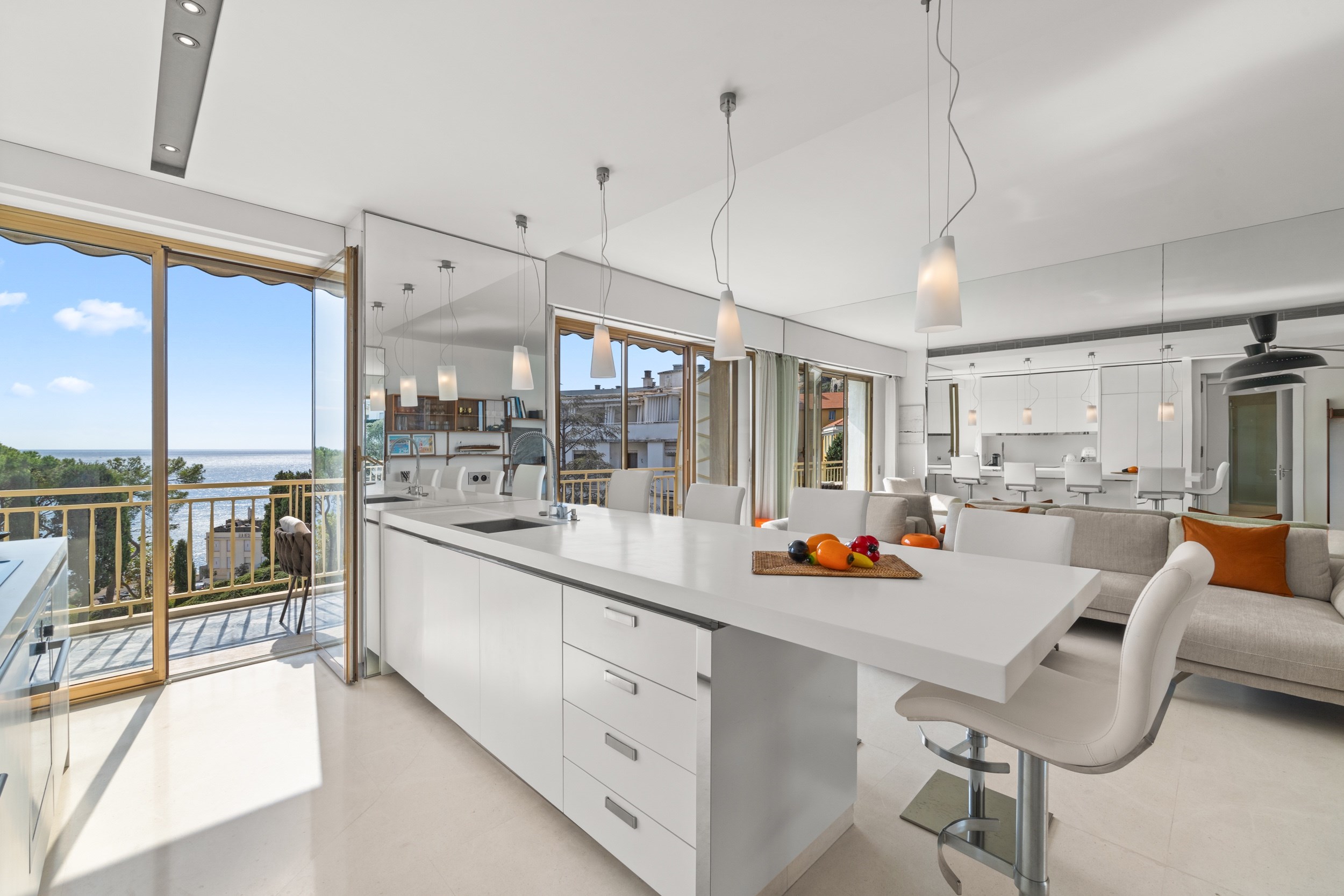 Boulevard Franck Pilatte: sea-view apartment in a prestigious residence with po… - 物件實景