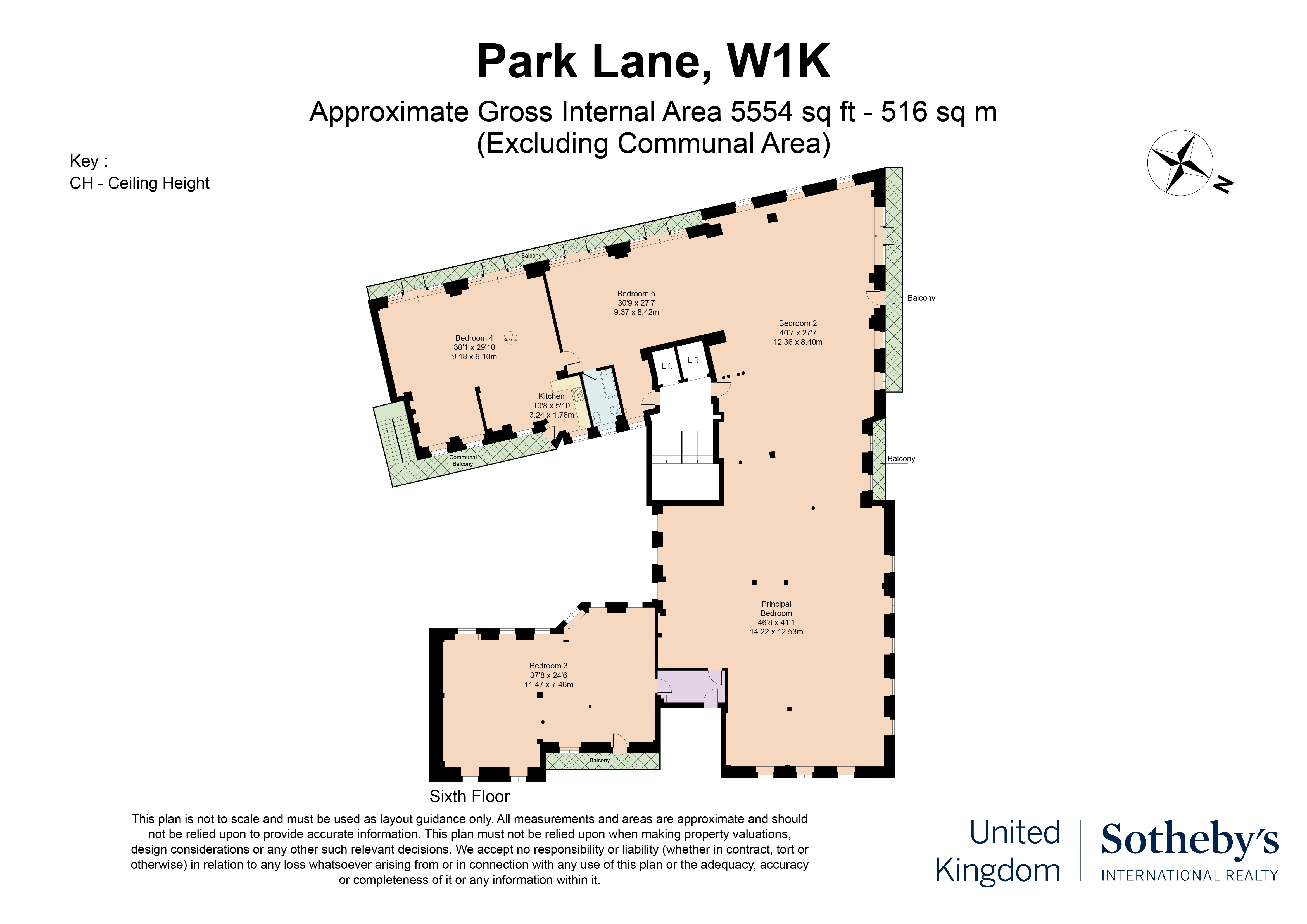  Four apartments across two floors of Aldford House, overlooking Hyde Park - 物件實景