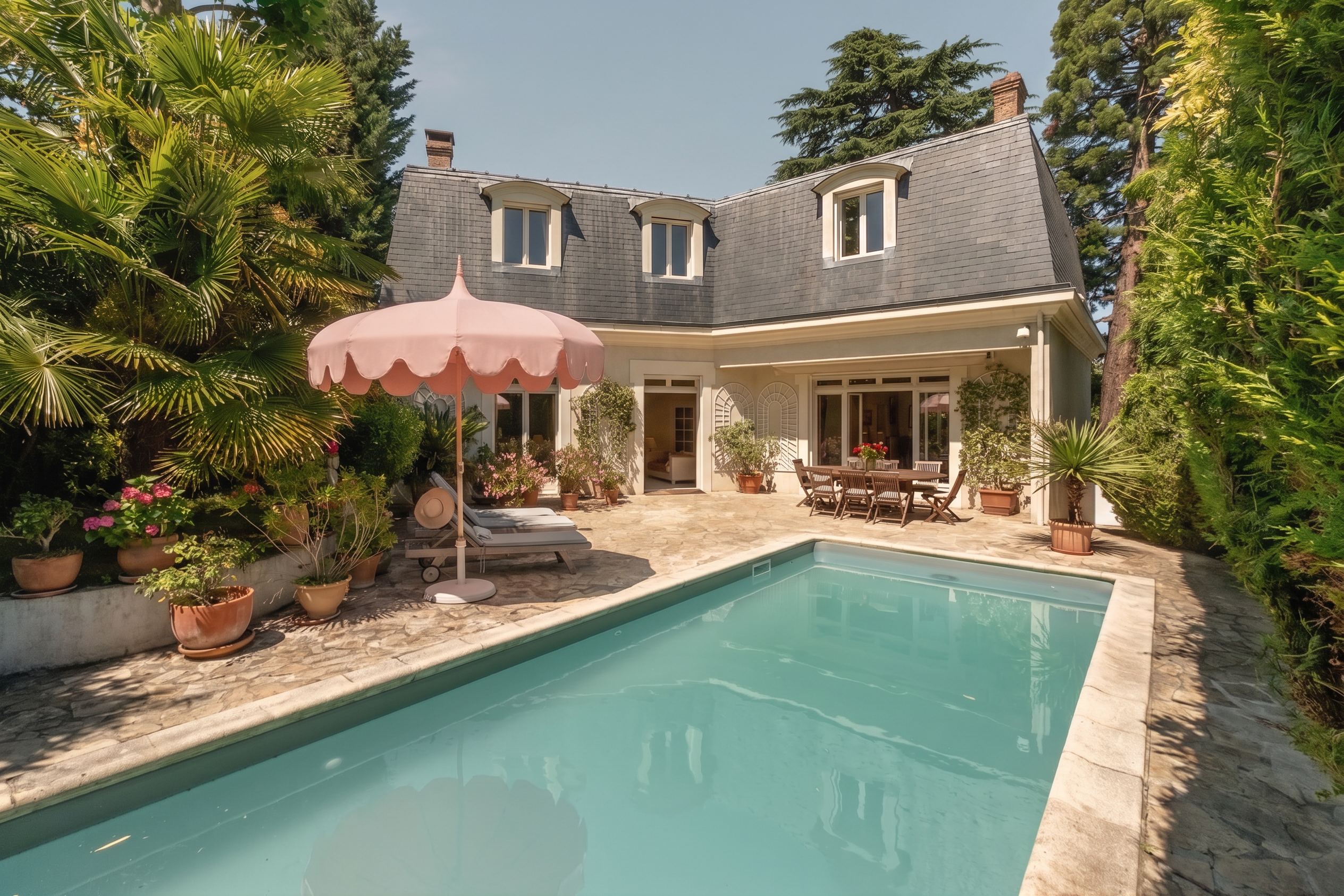  FOR SALE - House - Garden - Swimming Pool - 5 bedrooms - Le Val d