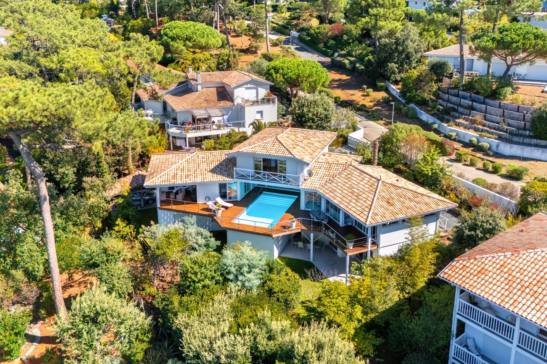  ARCHITECT VILLA WITH SEA VIEW IDEALLY LOCATED IN PYLA - 物件實景