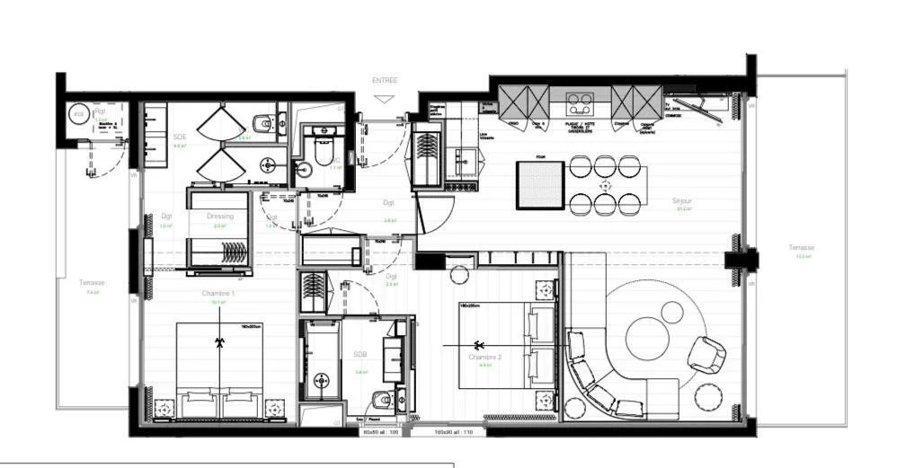 Monaco, 98000, MC, 2 Bedrooms Bedrooms, ,2 BathroomsBathrooms,Residential,For Sale,1472773