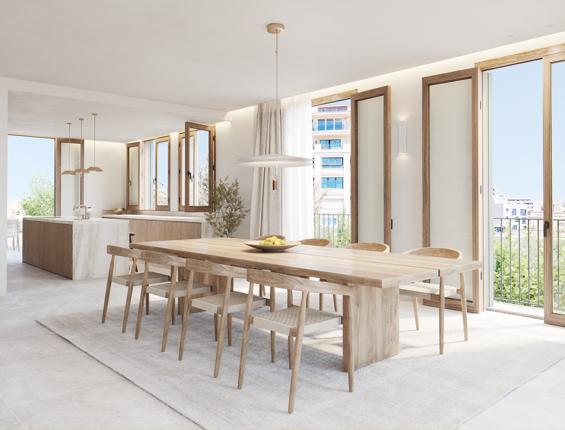  Contemporary flat with sea views, pool, and private garden in Palma - 物件實景