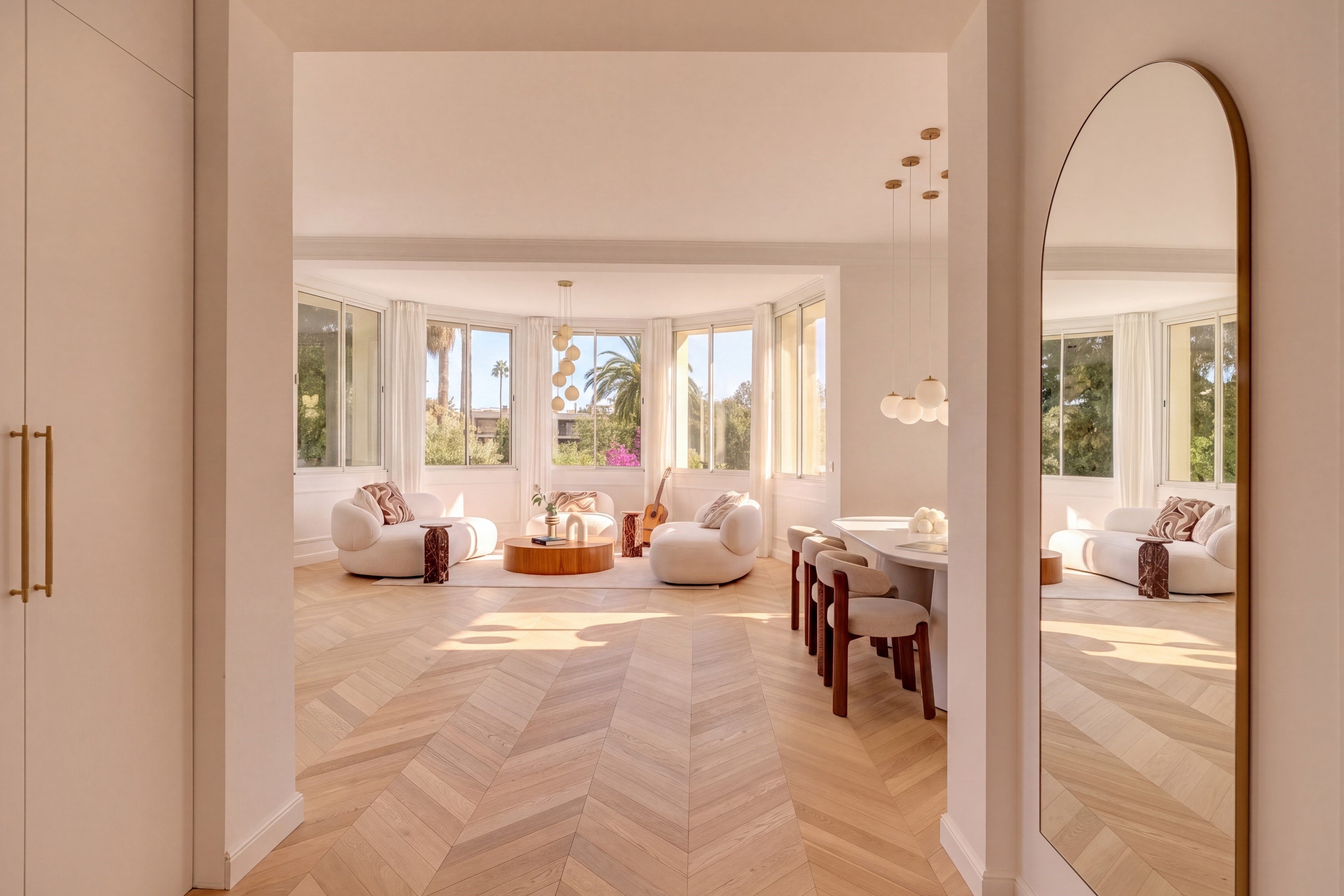  Cannes Basse Californie, renovated three bedroom apartment with balcony and par… - 物件實景