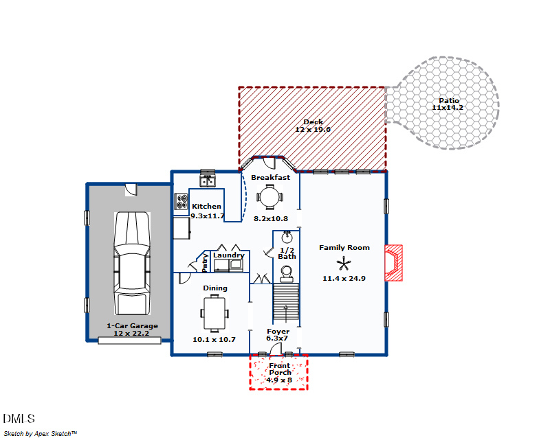 Cary, North Carolina, 27513, United States, 4 Bedrooms Bedrooms, ,3 BathroomsBathrooms,Residential,For Sale,1991619