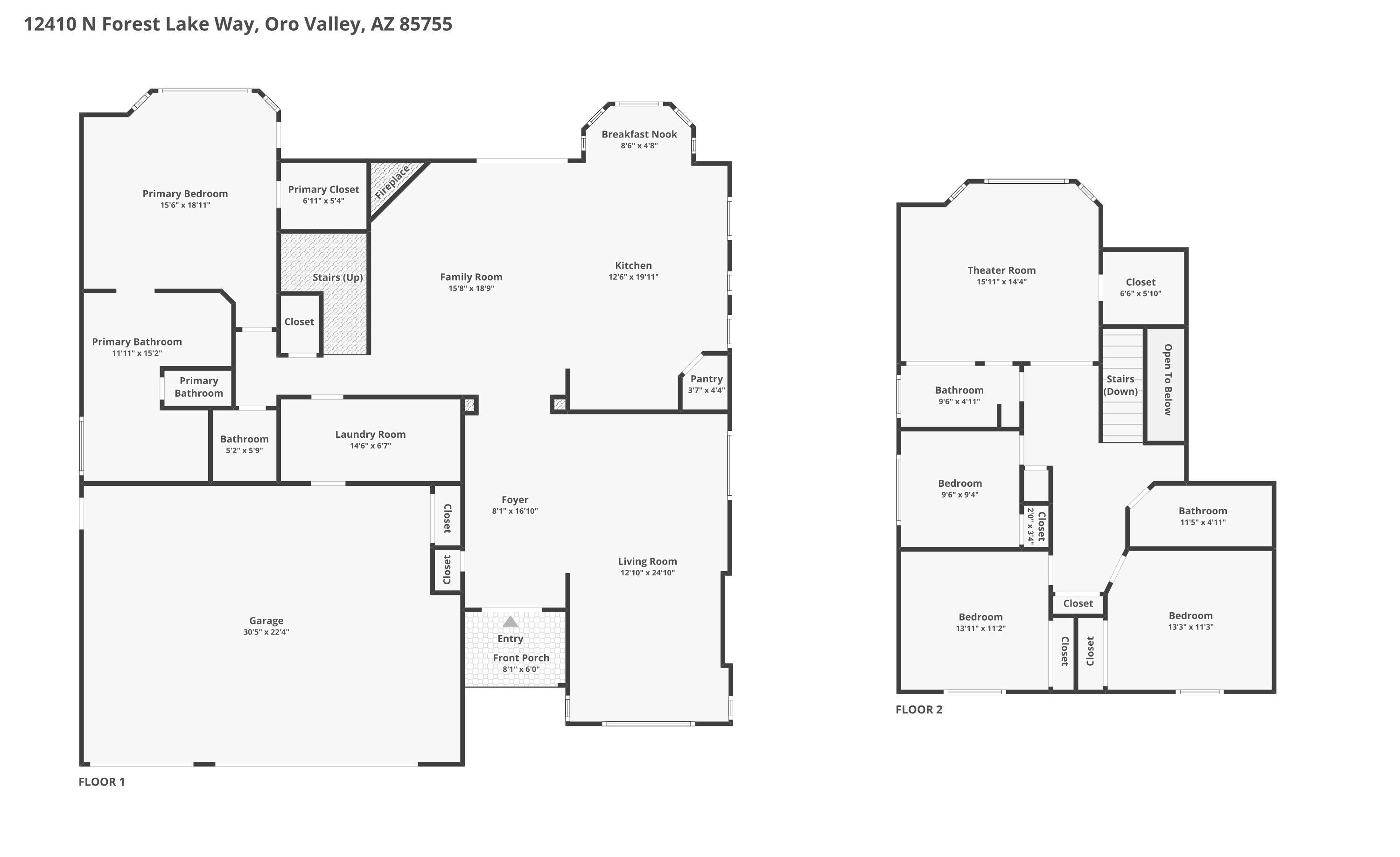  12410 North Forest Lake Way, Oro Valley, AZ 85755 - 物件實景