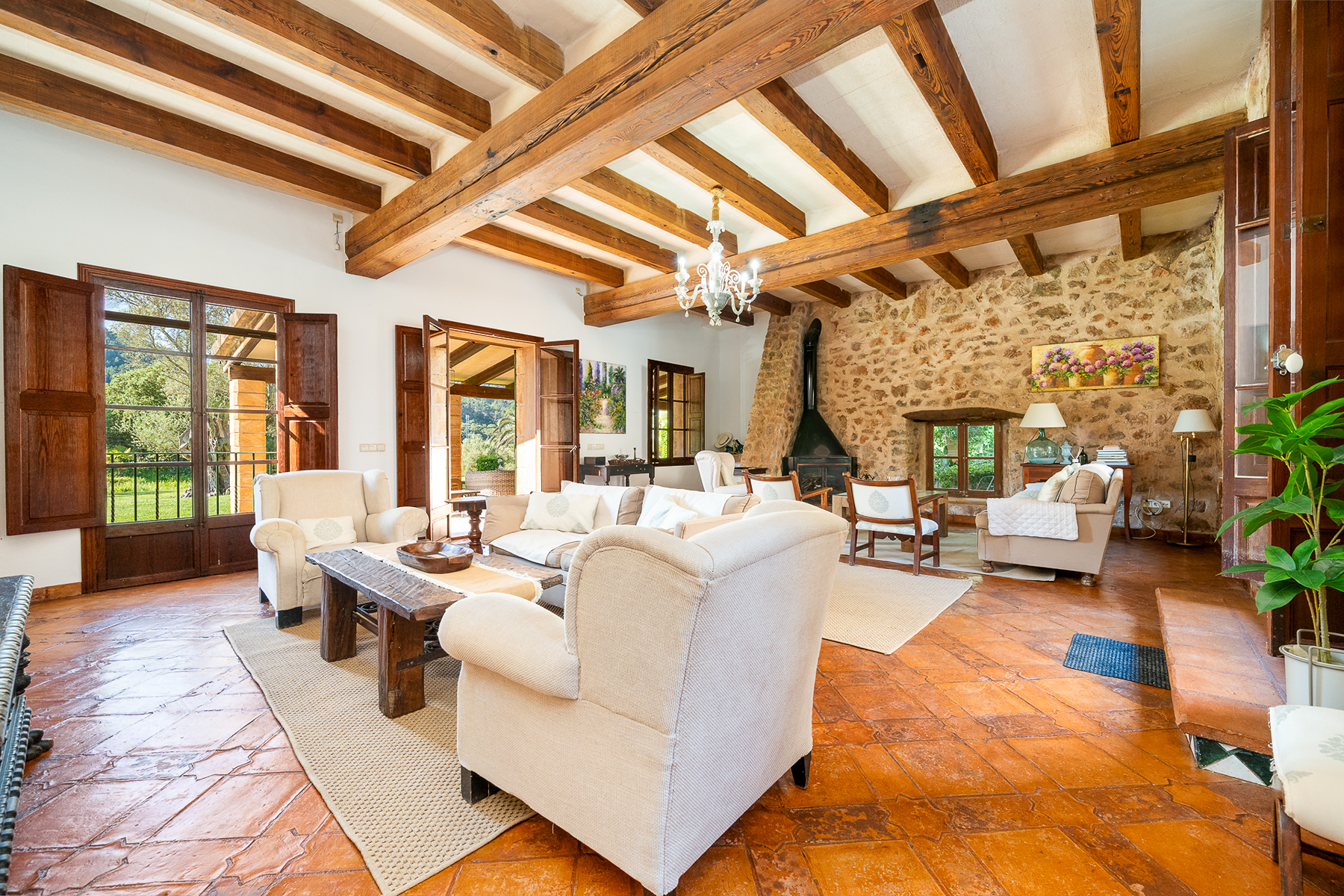  Country house with pool and mountain views in Esporlas - 物件實景