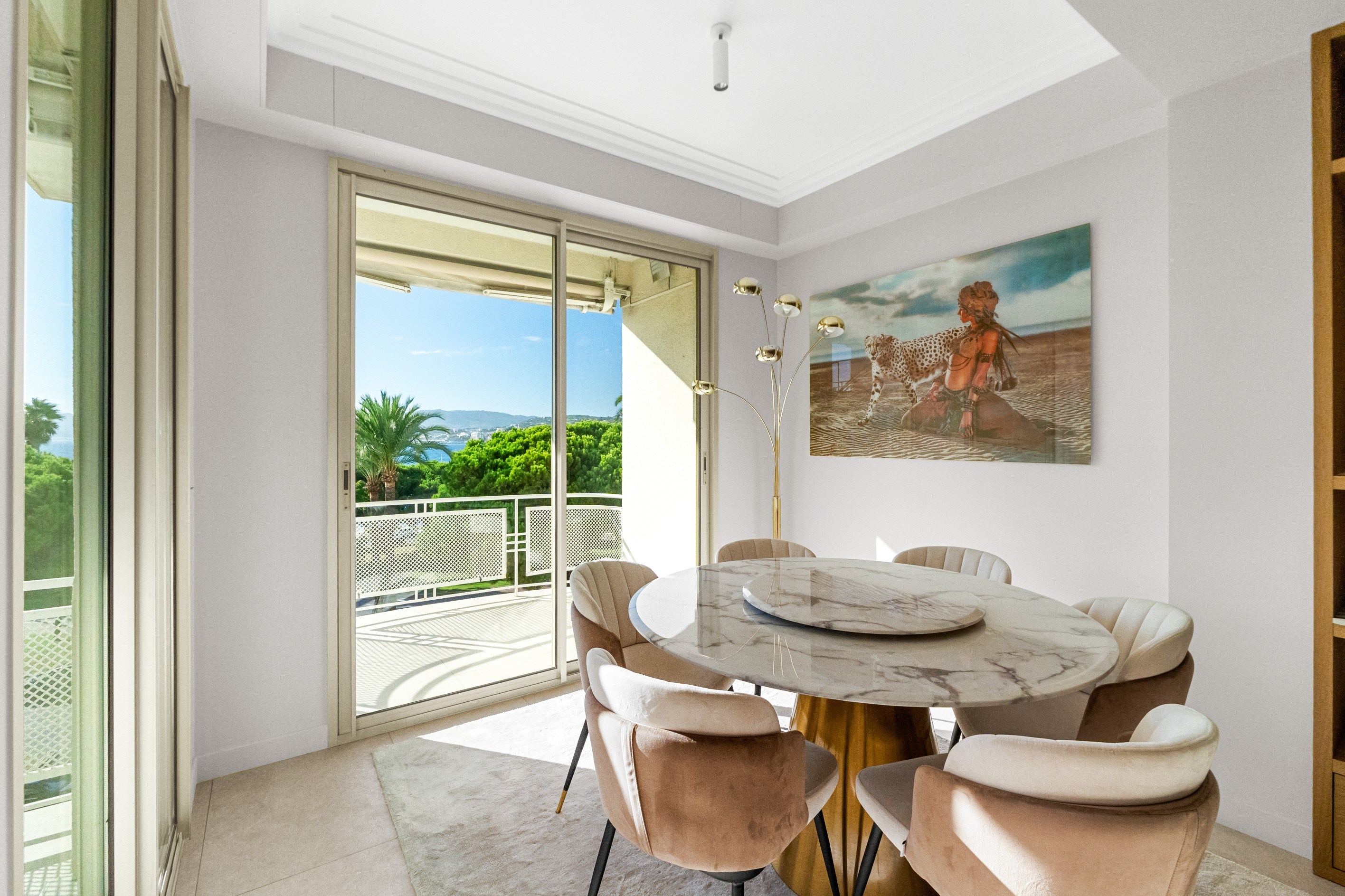  2-bedroom apartment for sale on the Croisette in Cannes, 97 sqm, terraces - 物件實景