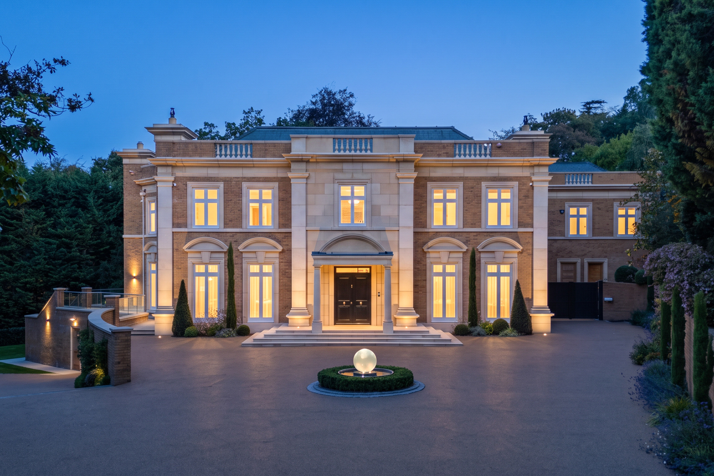  A six-bedroom St George’s Hill house with a private spa and rising-floor pool - 物件實景