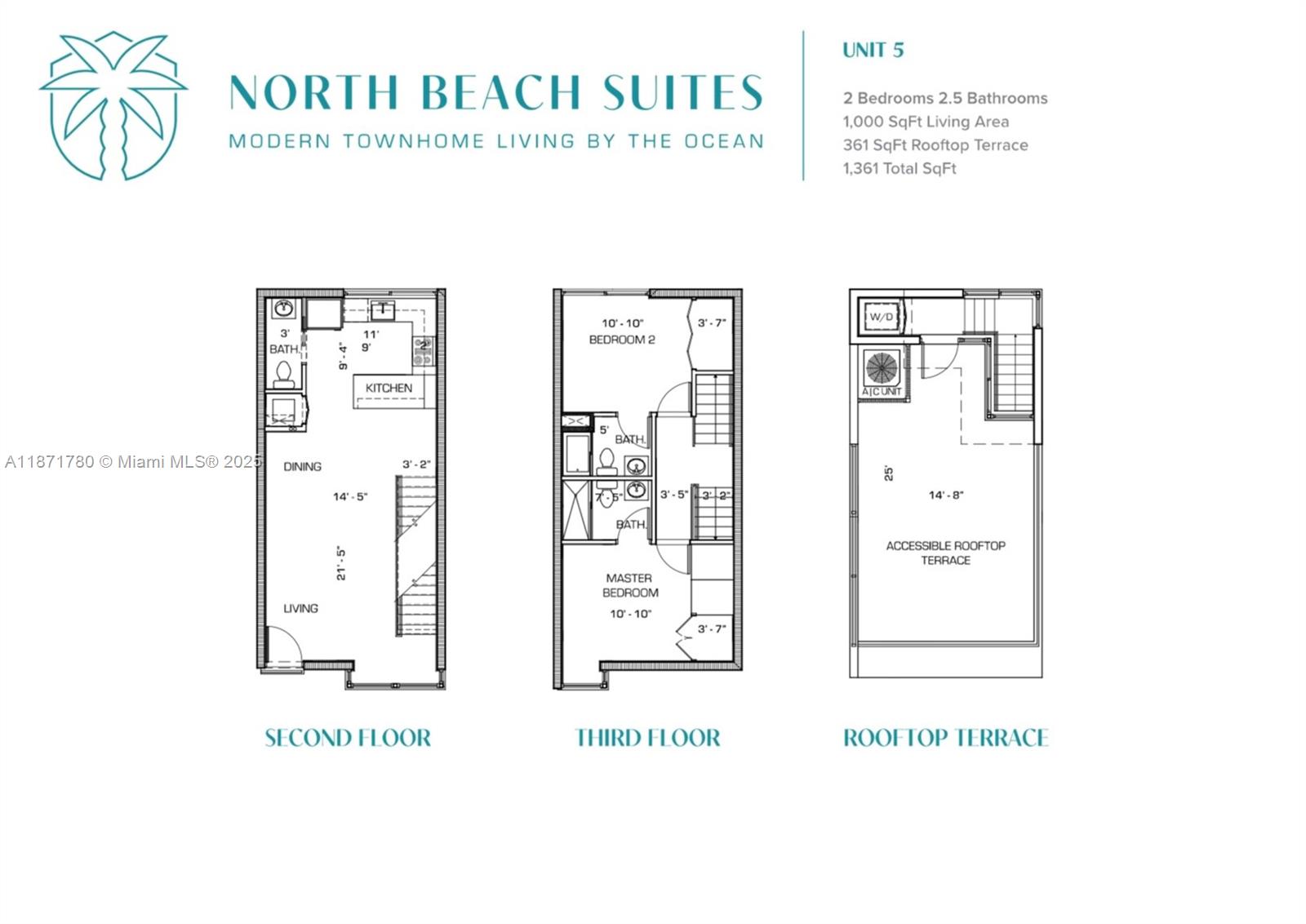 Miami Beach, Florida, 33141, United States, 2 Bedrooms Bedrooms, ,3 BathroomsBathrooms,Residential,For Sale,1939878